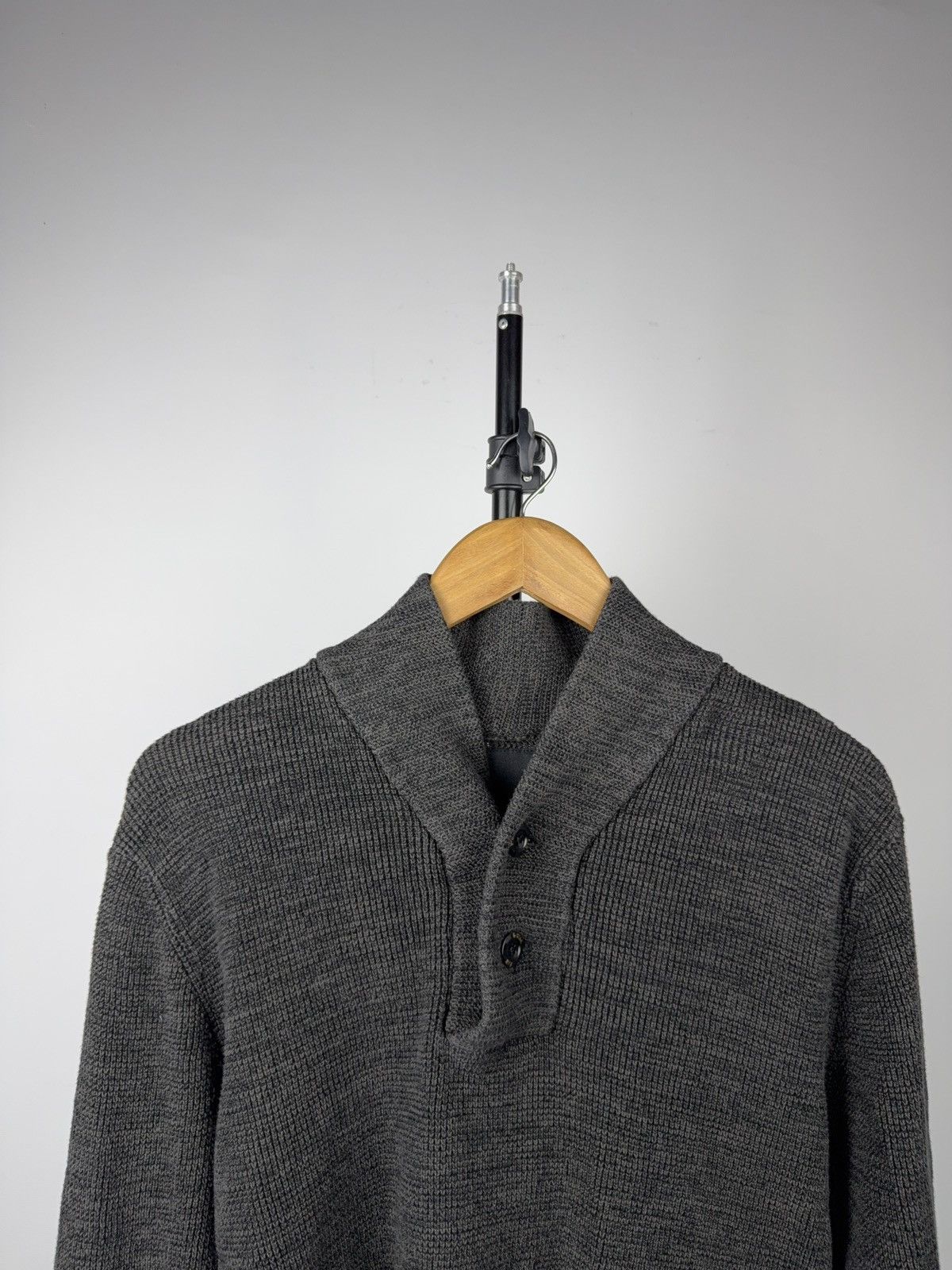 G-Star 00s Y2K G-Star RAW Heavy Knit Shawl Collar Sweater Men’s M Size US M / EU 48-50 / 2 - 6 Thumbnail