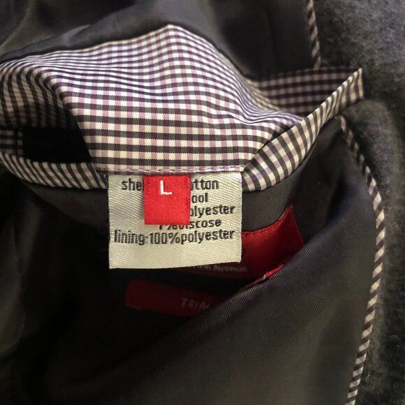 Saks Fifth Avenue Saks fifth avenue men's gray sport coat jacket blazer size:L Size US L / EU 52-54 / 3 - 10 Thumbnail