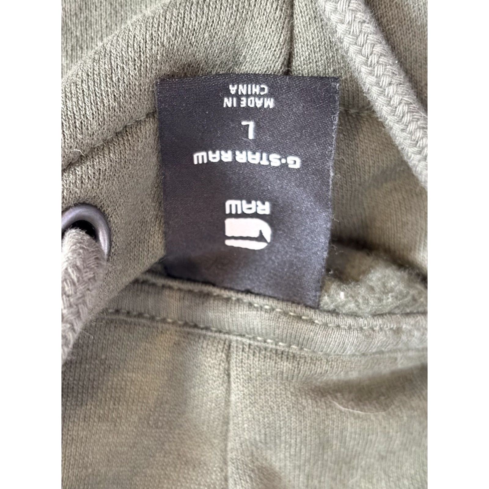 Vintage G-Star RAW Hoodie Mens Loose Vulcanic Raw Graphic Print Logo Green Large Size US L / EU 52-54 / 3 - 6 Thumbnail