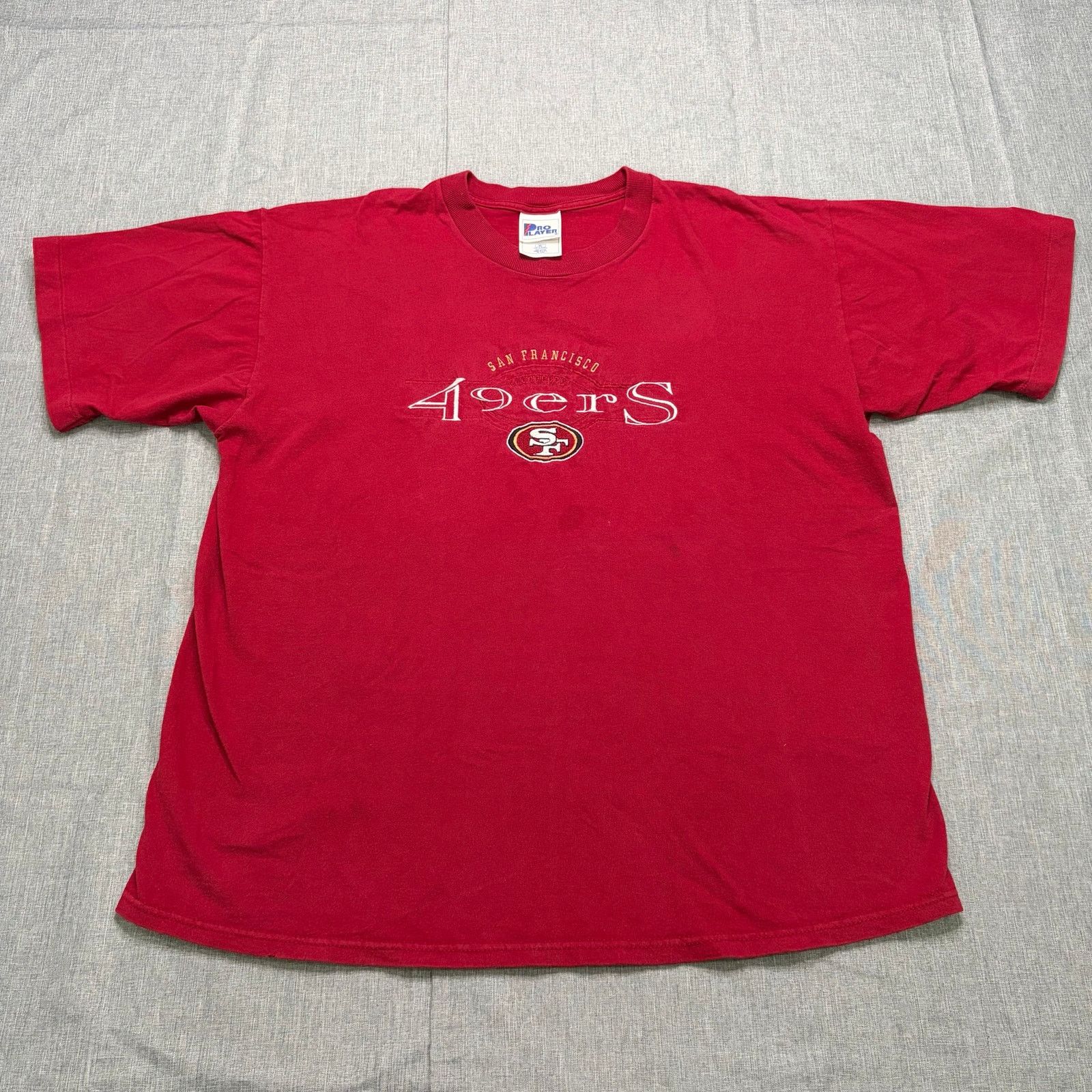 Pro Player Vintage San Francisco 49ers T-Shirt Pro Player Made USA Y2K Size US XL / EU 56 / 4 - 1 Thumbnail