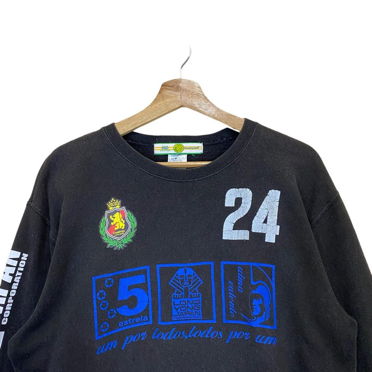 Japanese Brand × Vintage 1981 Long Yong Japan Big Logo Crewneck Sweatshirt Size US M / EU 48-50 / 2 - 8 Thumbnail
