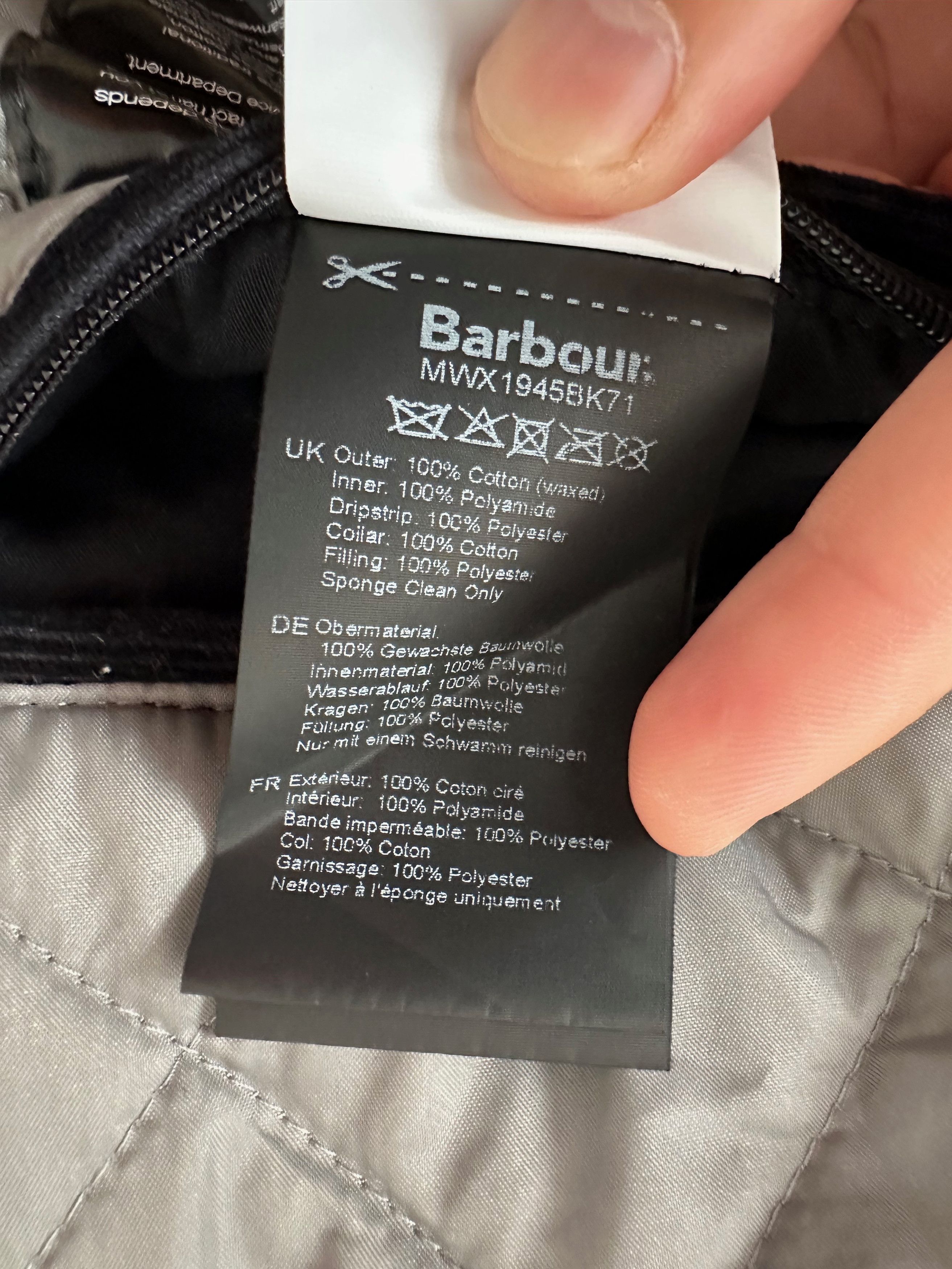 Barbour BARBOUR retail DUKE jacket waxed cotton black Size US M / EU 48-50 / 2 - 12 Thumbnail