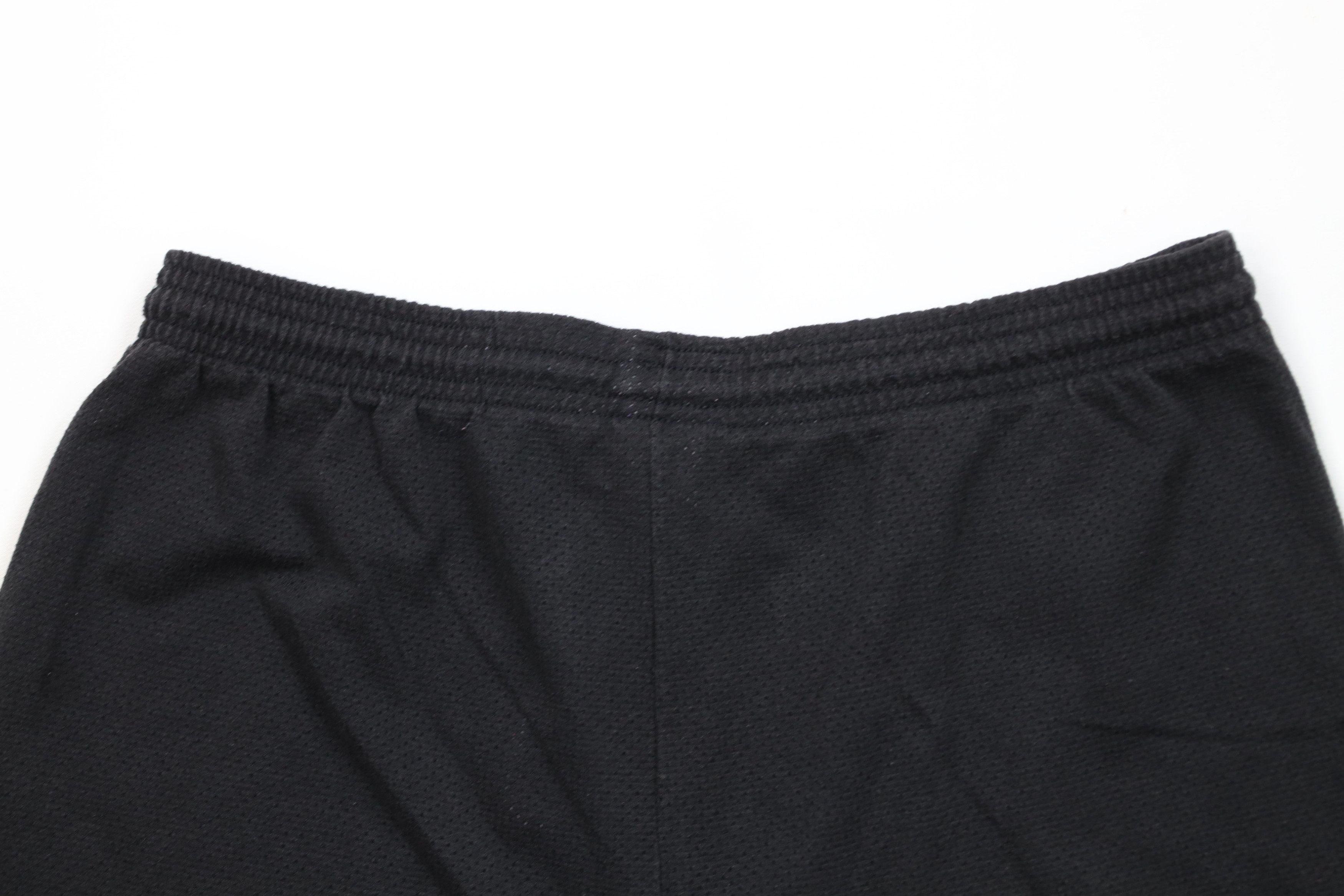 Vintage Vintage 90s Streetwear Blank Above Knee Mesh Shorts Black Size US 36 / EU 52 - 8 Thumbnail