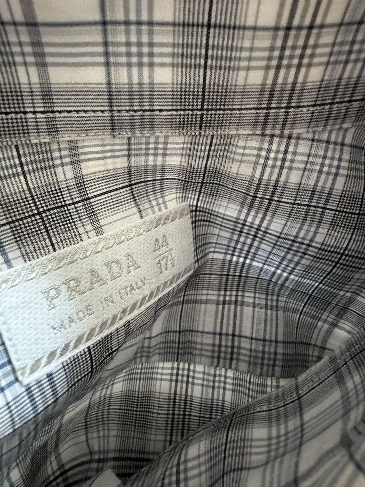 Prada PRADA men shirt STUDY REAL TAPE MEASUREMENTS IN PHOTOS CAREF Size US L / EU 52-54 / 3 - 18 Thumbnail