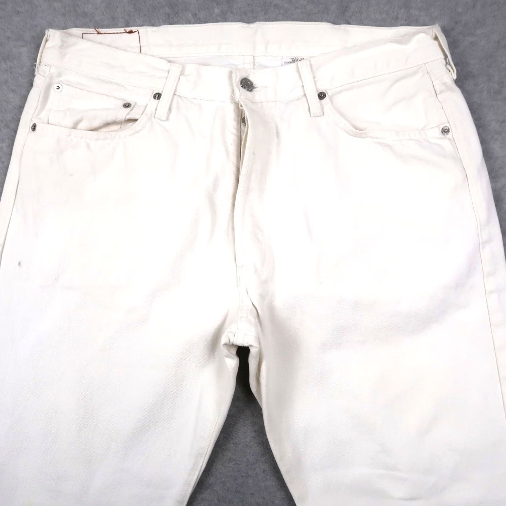 Levi's VINTAGE Levi's 501 Jeans White Mens Straight Denim 38x30 5-Pocket USA 2000s Regular Fit 501 Series Size US 38 / EU 54 - 3 Thumbnail