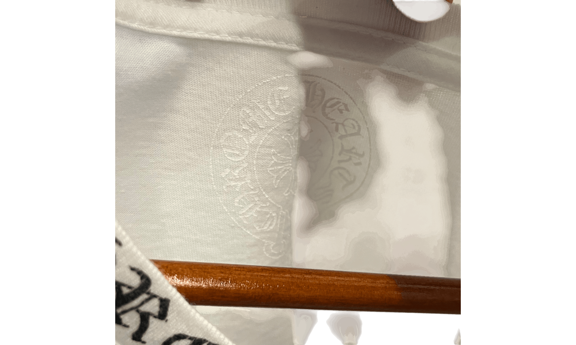 Chrome Hearts Neck Letters Black/White T-Shirt (PreOwned) Size US M / EU 48-50 / 2 - 3 Thumbnail