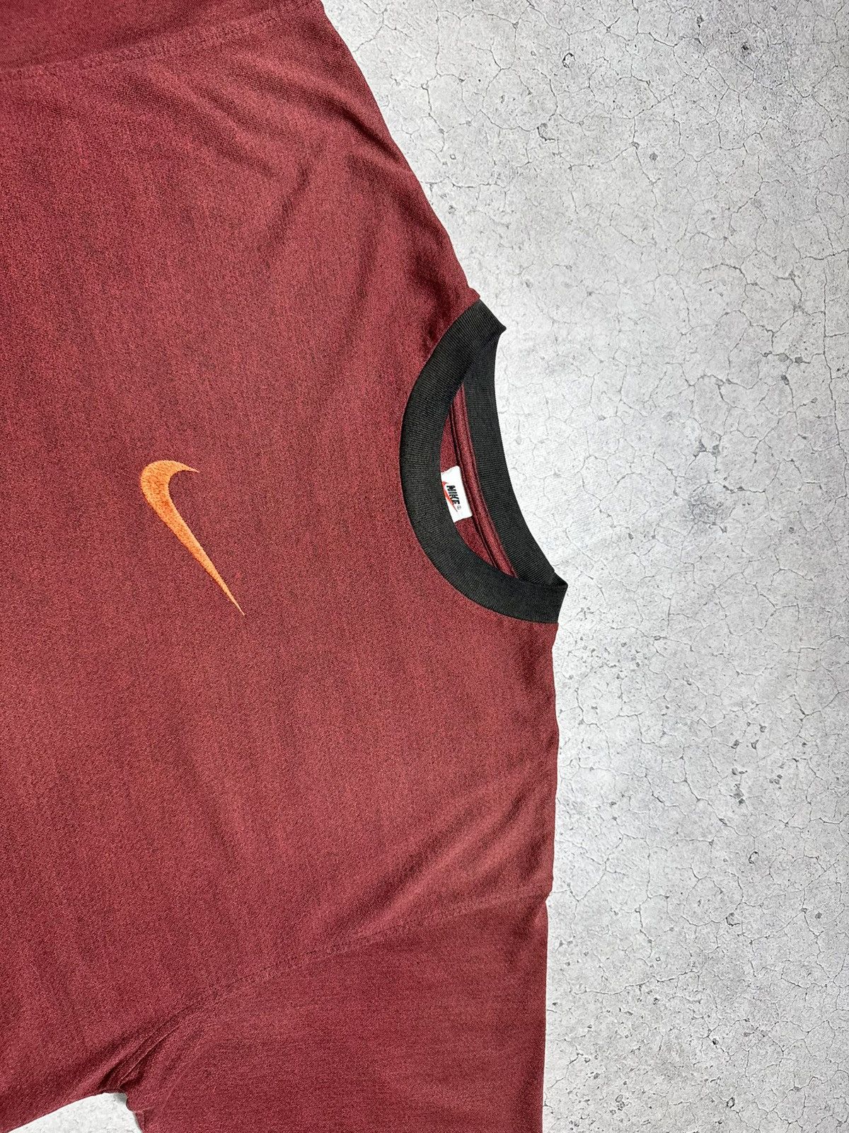 Nike Nike Vintage 90’s Centr Logo Swoosh Drill T-Shirt Size US XL / EU 56 / 4 - 5 Thumbnail