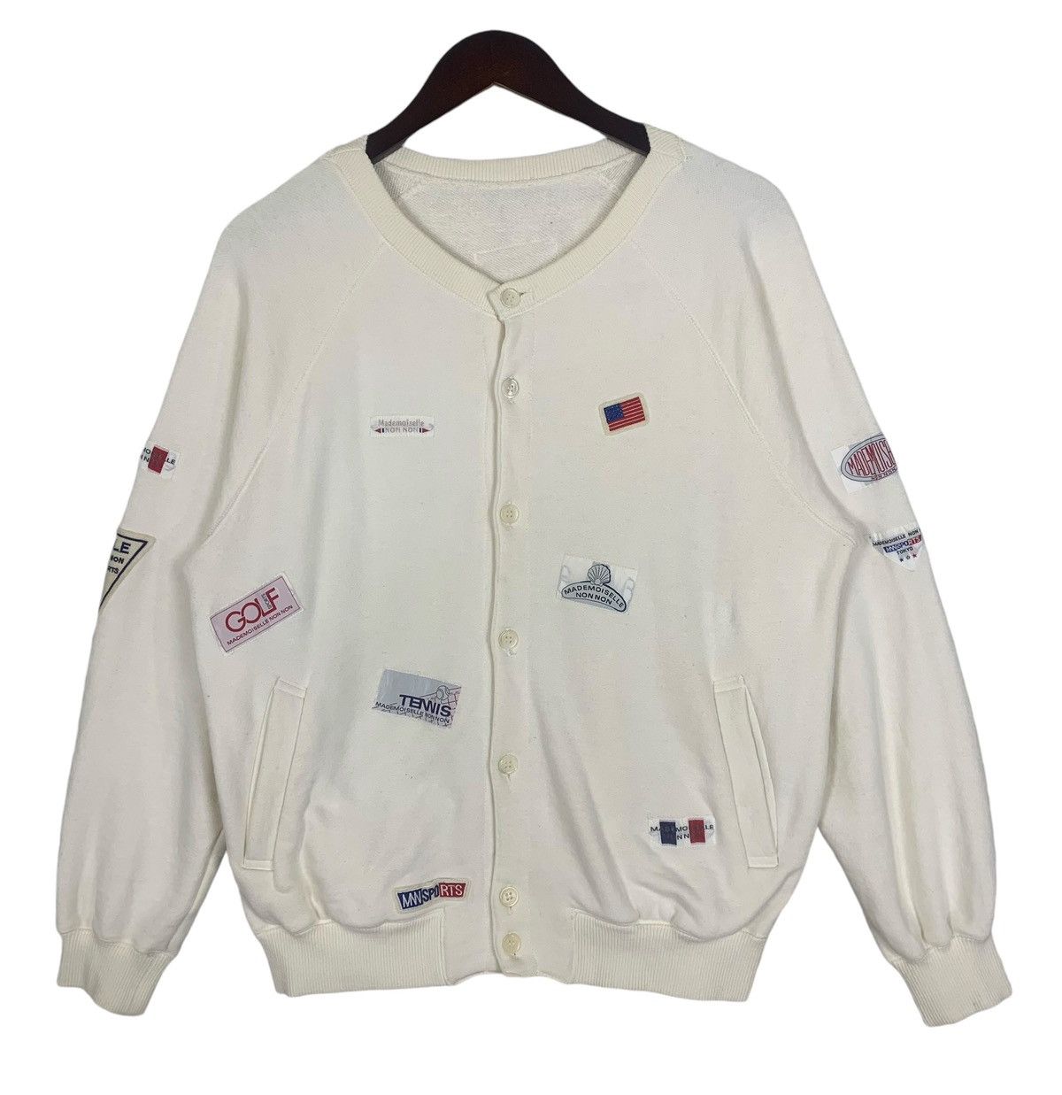 Issey Miyake Madem Moiselle Non Non Issey Miyake Designer Cardigan Size M / US 6-8 / IT 42-44 - 1 Thumbnail