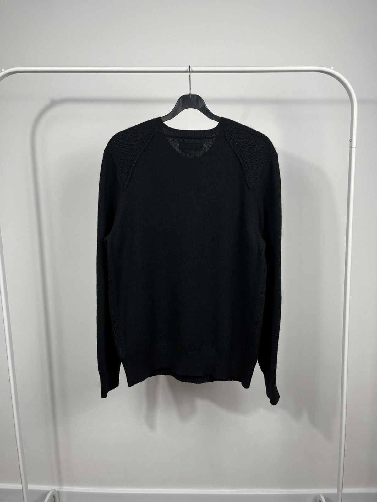 Allsaints AllSaints black wool blend Arley crew knit sweater L Size US L / EU 52-54 / 3 - 12 Thumbnail