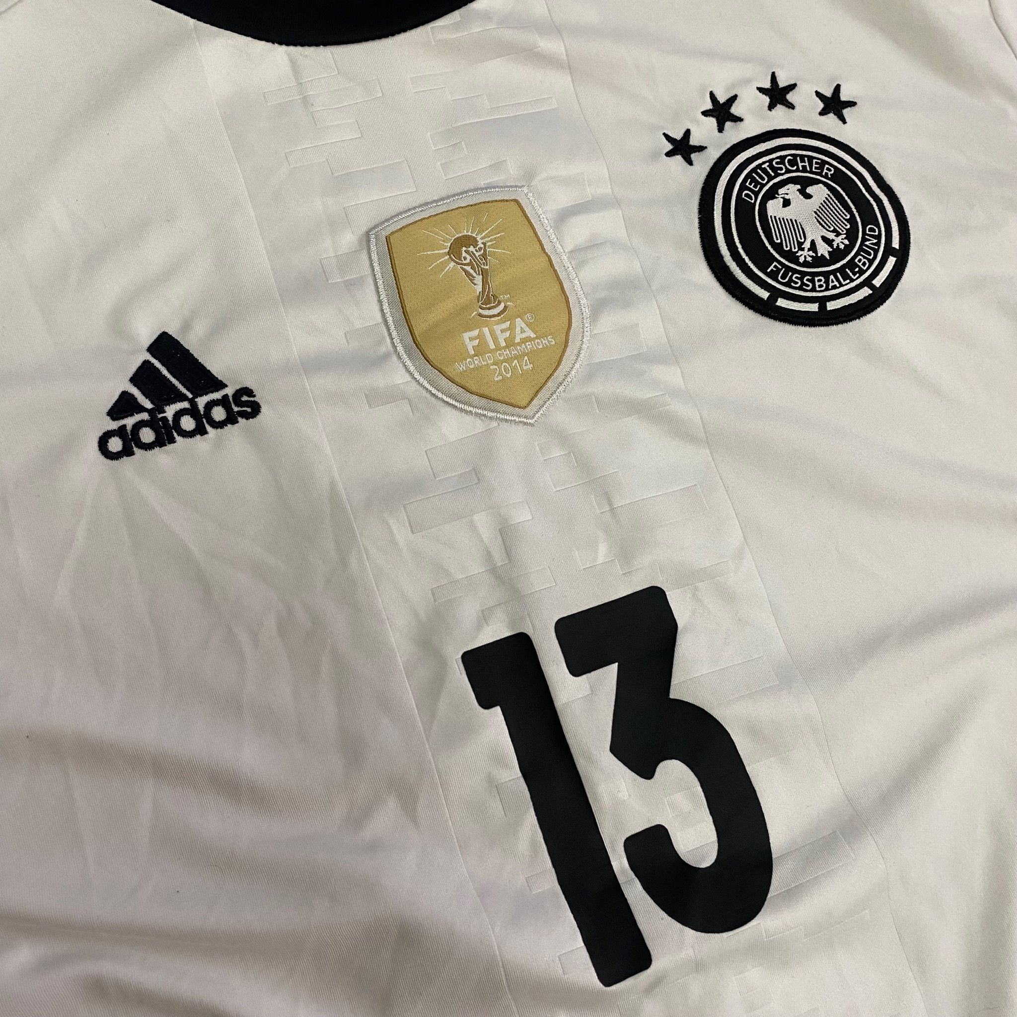 Adidas Germany Thomas Muller 13 Fifa World Cup Soccer Team Jersey Size US XXL / EU 58 / 5 - 4 Thumbnail