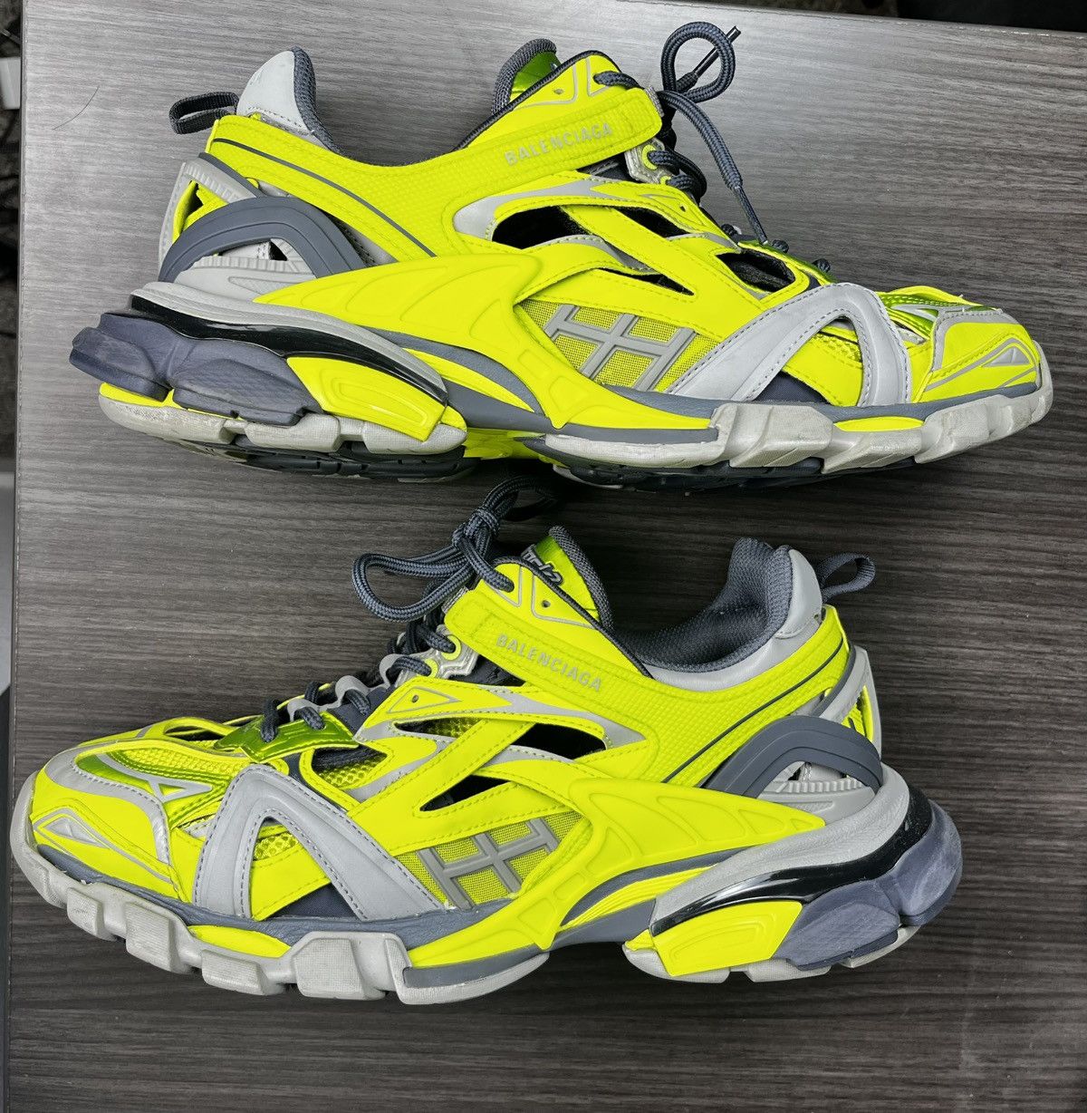 Balenciaga Balenciaga Track.2 Open Sneaker Yellow/ Grey EU 42 Size US 9 / EU 42 - 1 Thumbnail