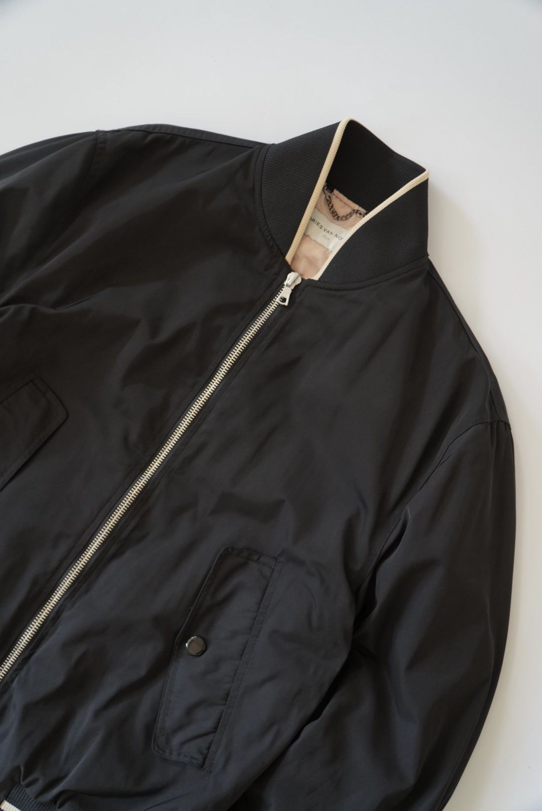Dries Van Noten Dries Van Noten Vellow Bomber Jacket (Waterrepellent Taft) Size US L / EU 52-54 / 3 - 3 Thumbnail
