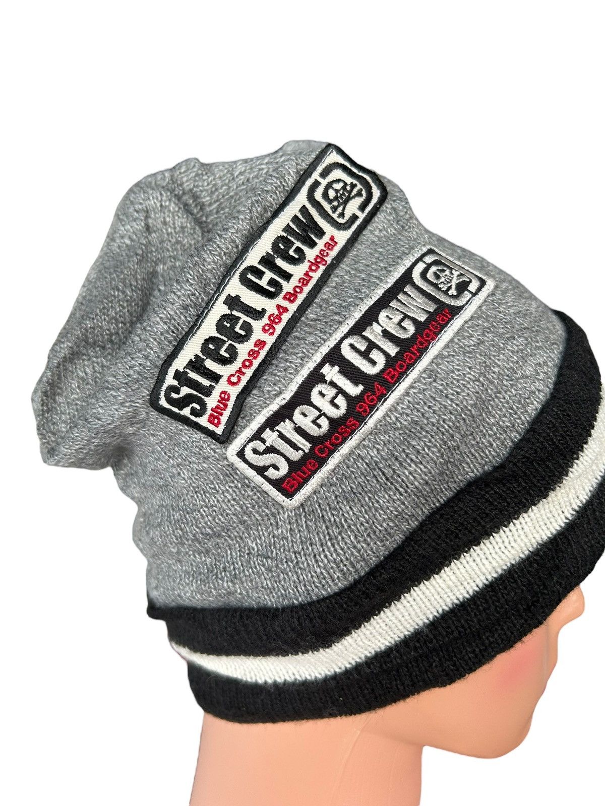 Japanese Brand × Kapital × Vintage Skull Made in Japan Punk Style Beanie Hats Size ONE SIZE - 2 Thumbnail