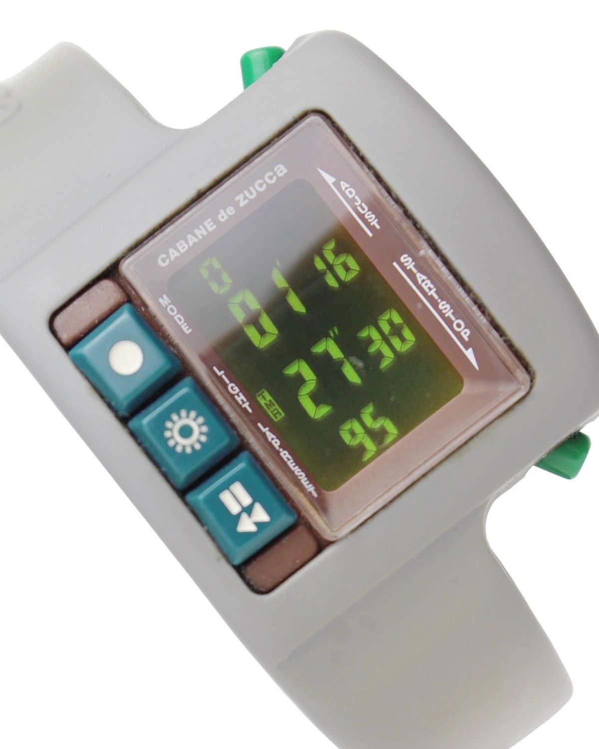 Issey Miyake × Seiko 1997 CABANE DE ZUCCA SEIKO LE CHOCOLAT DIGITAL WATCH Size ONE SIZE - 4 Thumbnail