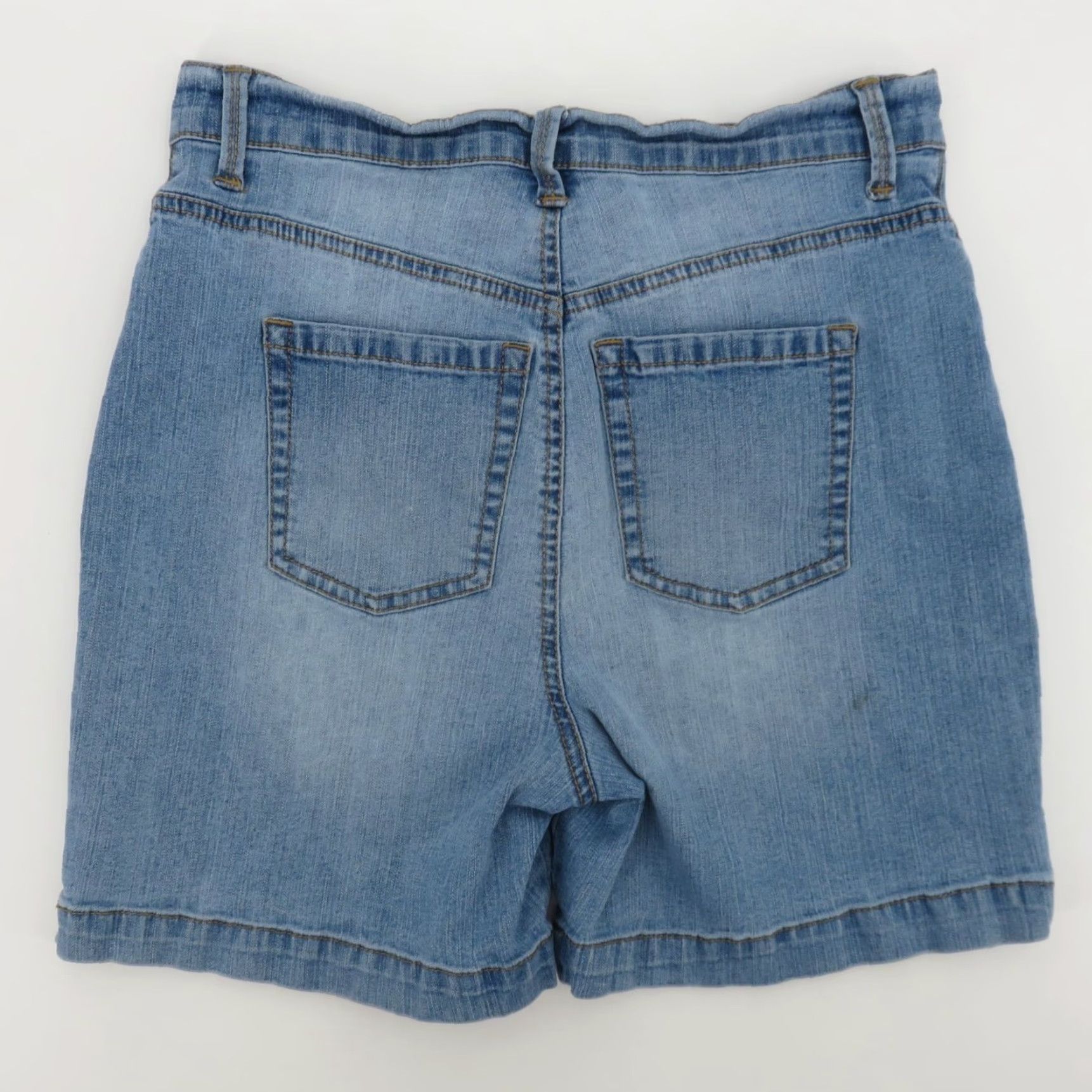 Gloria Vanderbilt Gloria Vanderbilt Amanda All Around Slimming Blue Denim Jean Shorts Women 4 Bermuda Jeans 5-Pocket Design Size 27" / US 4 / IT 40 - 3 Thumbnail