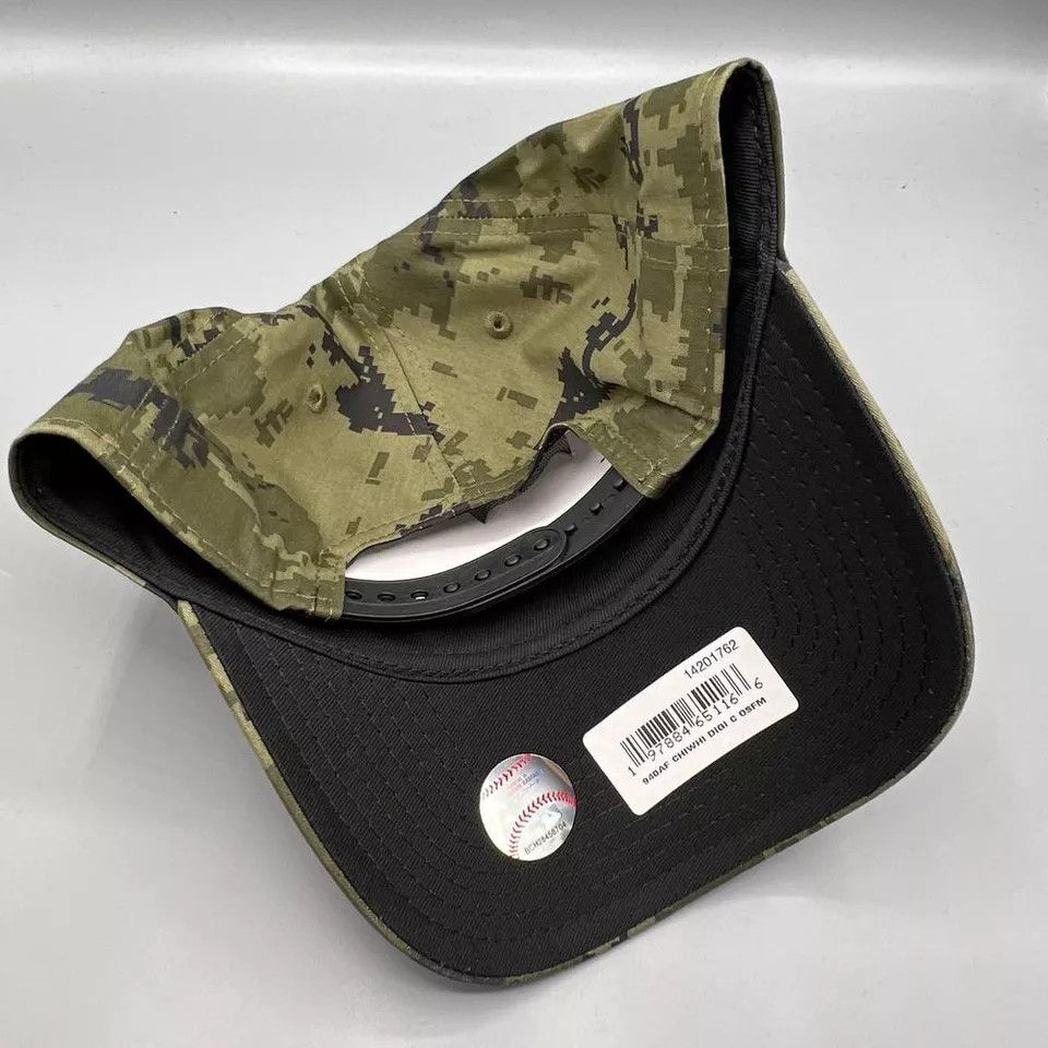 New Era Chicago White Sox Hat Men Camo 9Forty New Era Snap Back Cap Size ONE SIZE - 7 Thumbnail