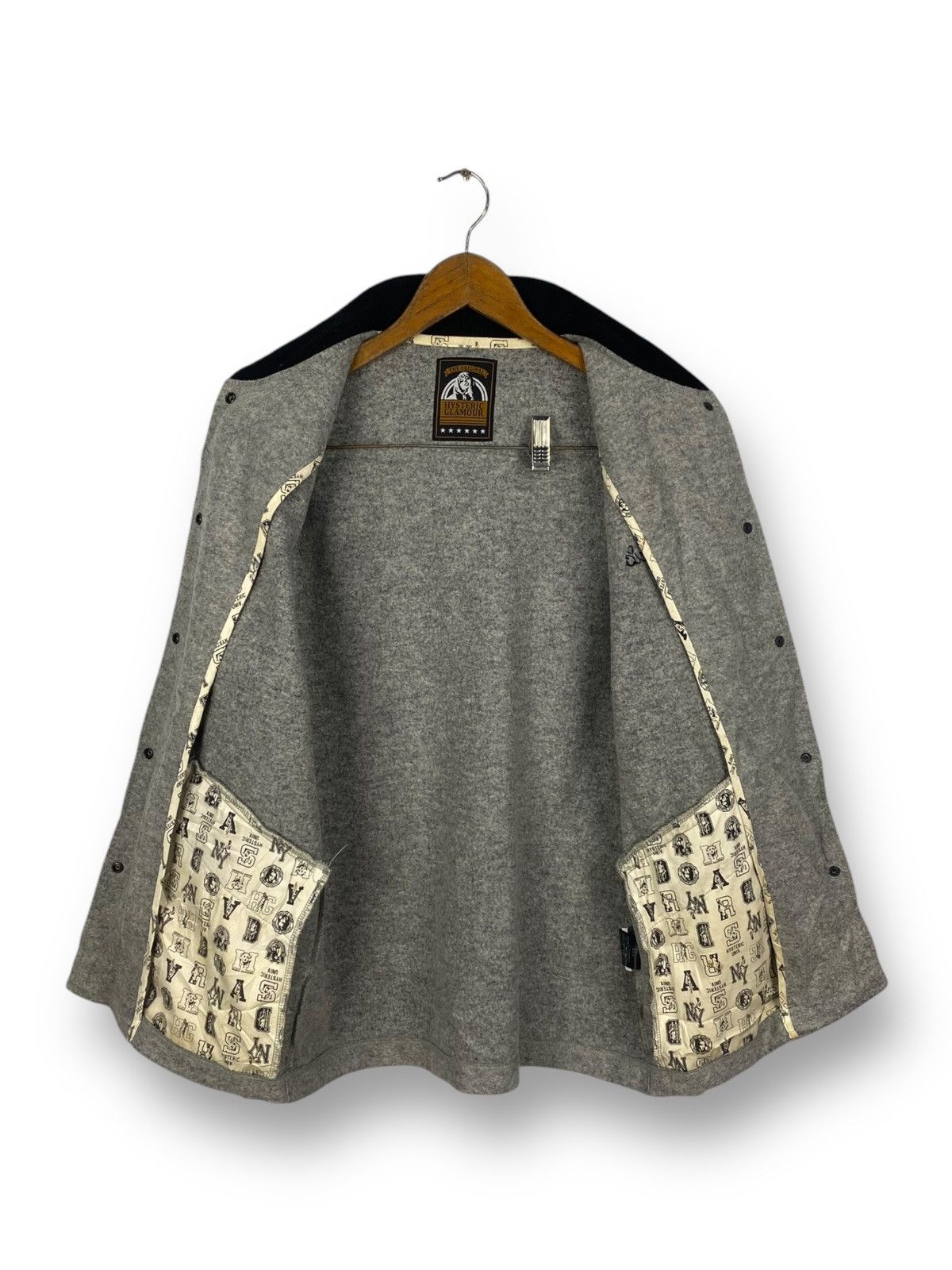 Hysteric Glamour × Japanese Brand Vintage Hysteric Glamour Varsity Jacket. #E3 Size US M / EU 48-50 / 2 - 5 Thumbnail
