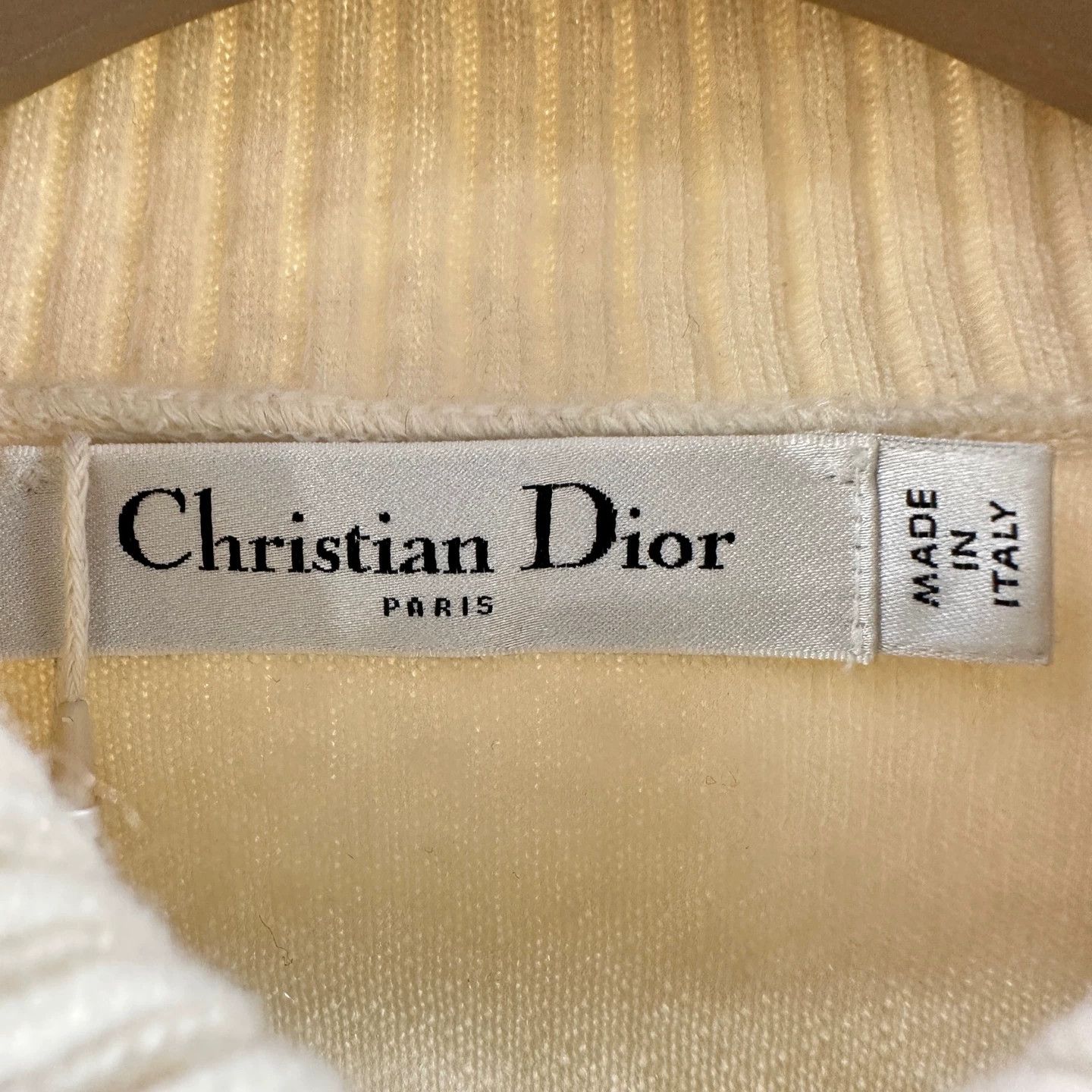 Christian Dior Monsieur Dior May240 Ski Logo Stand Collar Cashmere Knit 36 Size XS / US 0-2 / IT 36-38 - 3 Thumbnail
