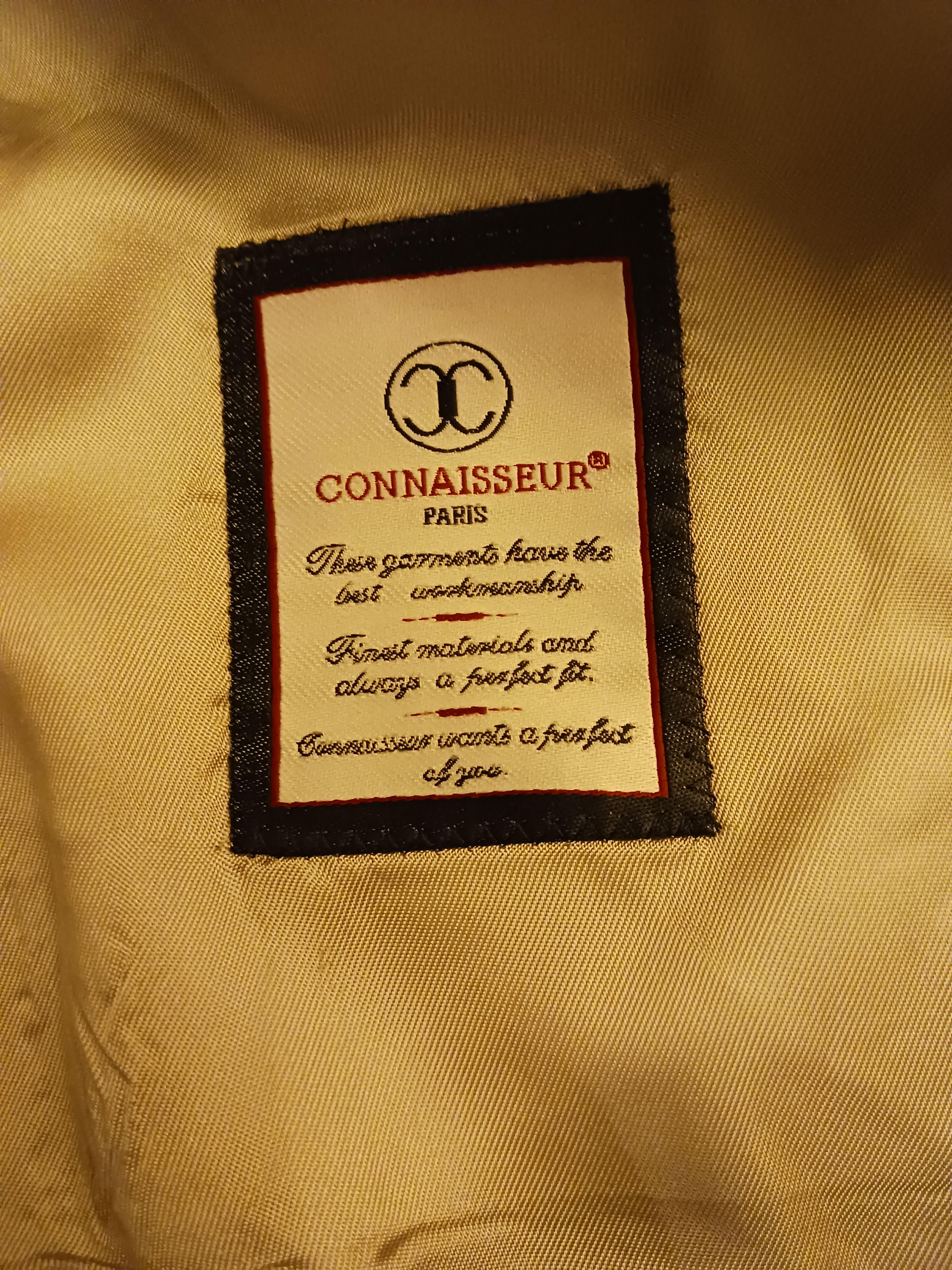 Other Connoisseur Paris Wool/Silk Slim Fit 2 button Suit Size 42R - 6 Thumbnail