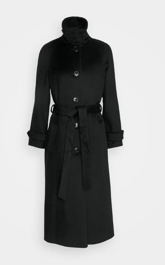 Ralph Lauren LAUREN Ralph Lauren Maxi Wool Trench Coat Black ( 24W ) Size 4XL / US 24-26 - 1 Thumbnail