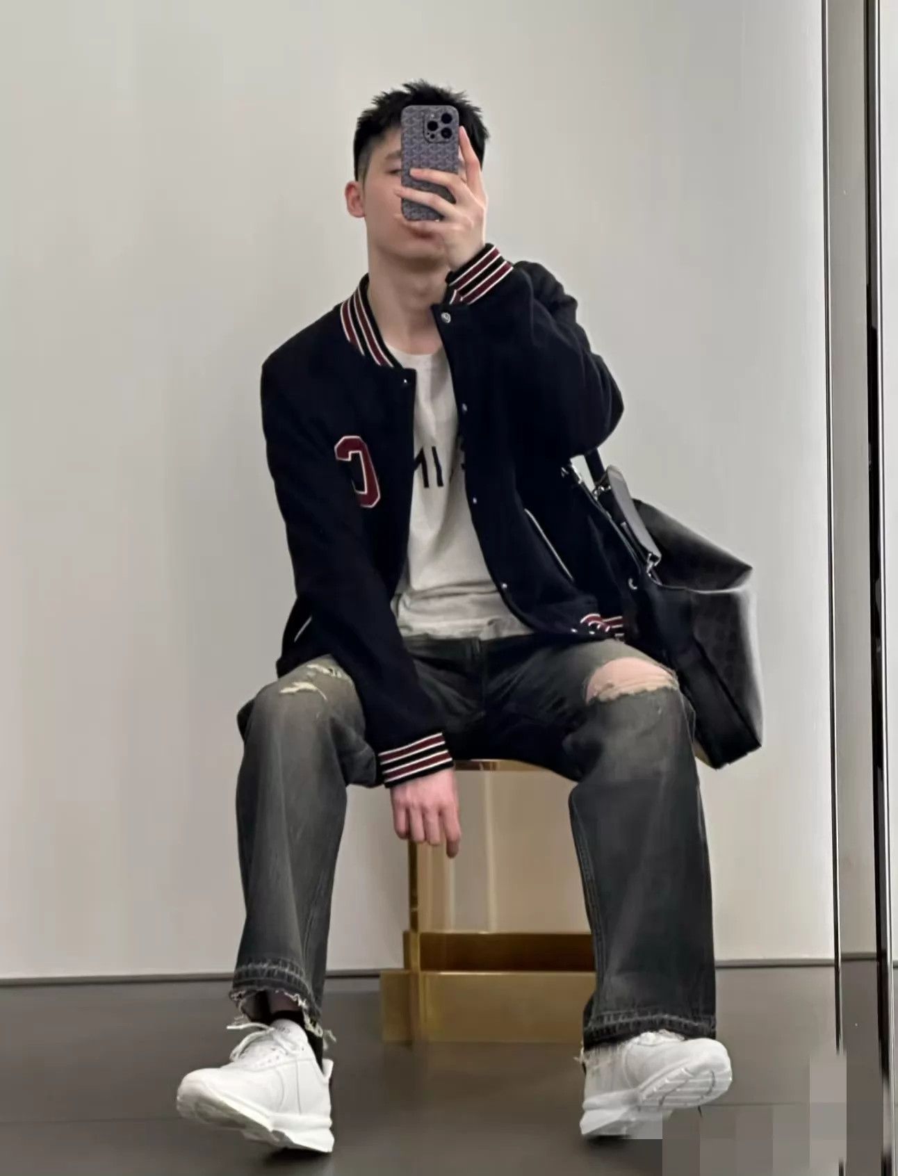 Celine Celine Men's Authentic Baseball Jacket L Worn Once 114/60 Size US L / EU 52-54 / 3 - 9 Thumbnail