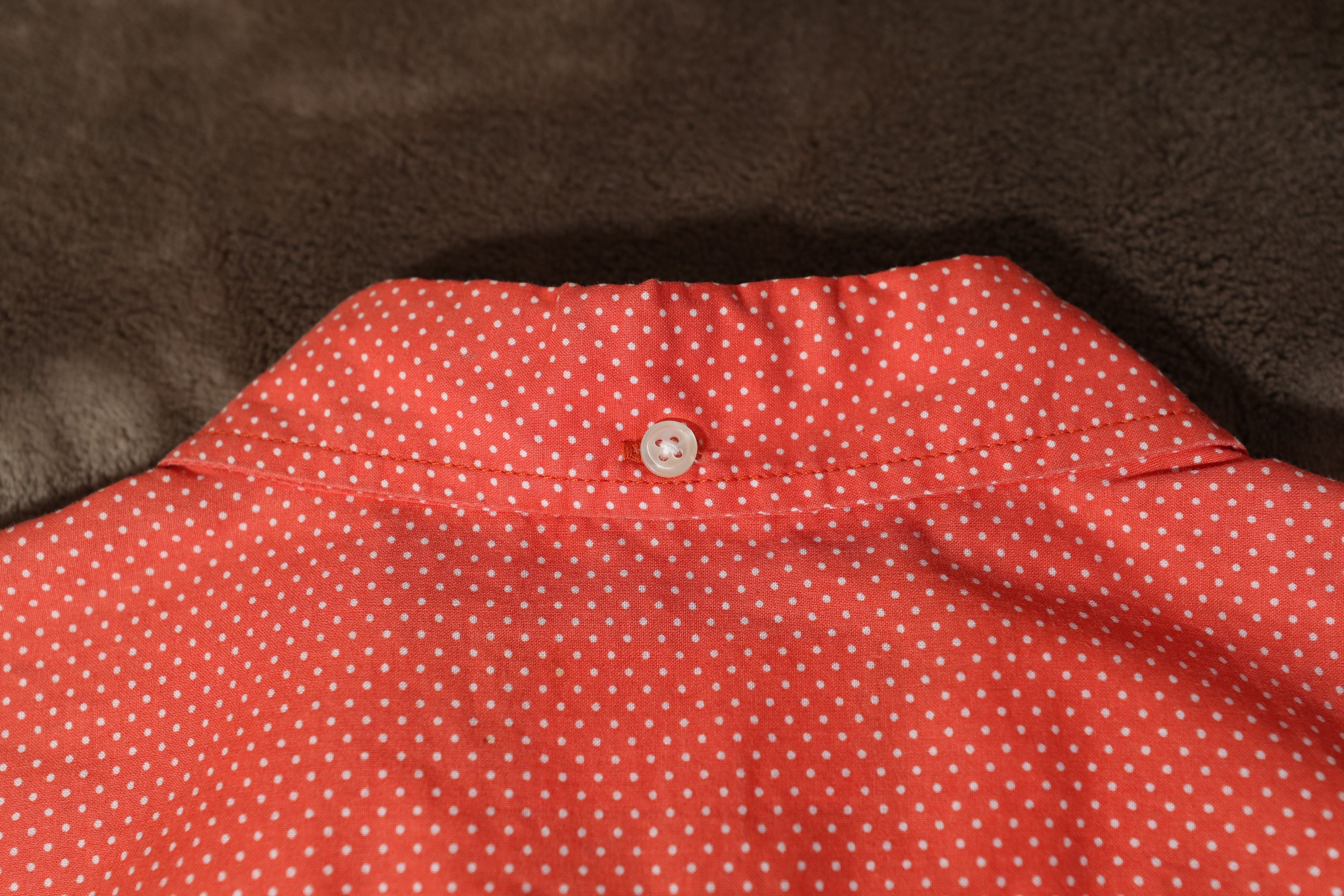 Supreme Supreme Salmon Polkadot Short Sleeve Buttondown (XL) Size US XL / EU 56 / 4 - 11 Thumbnail