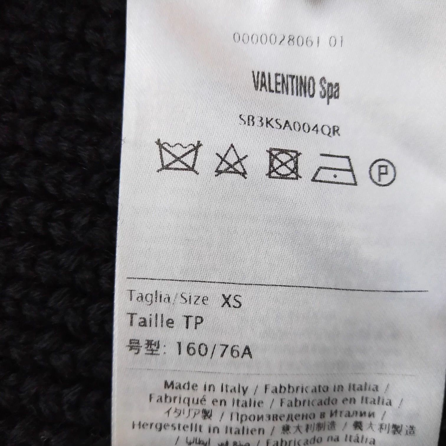 Valentino 98 New Valentino Wool Color Blocked V-neck XS Coat Size XS / US 0-2 / IT 36-38 - 8 Thumbnail