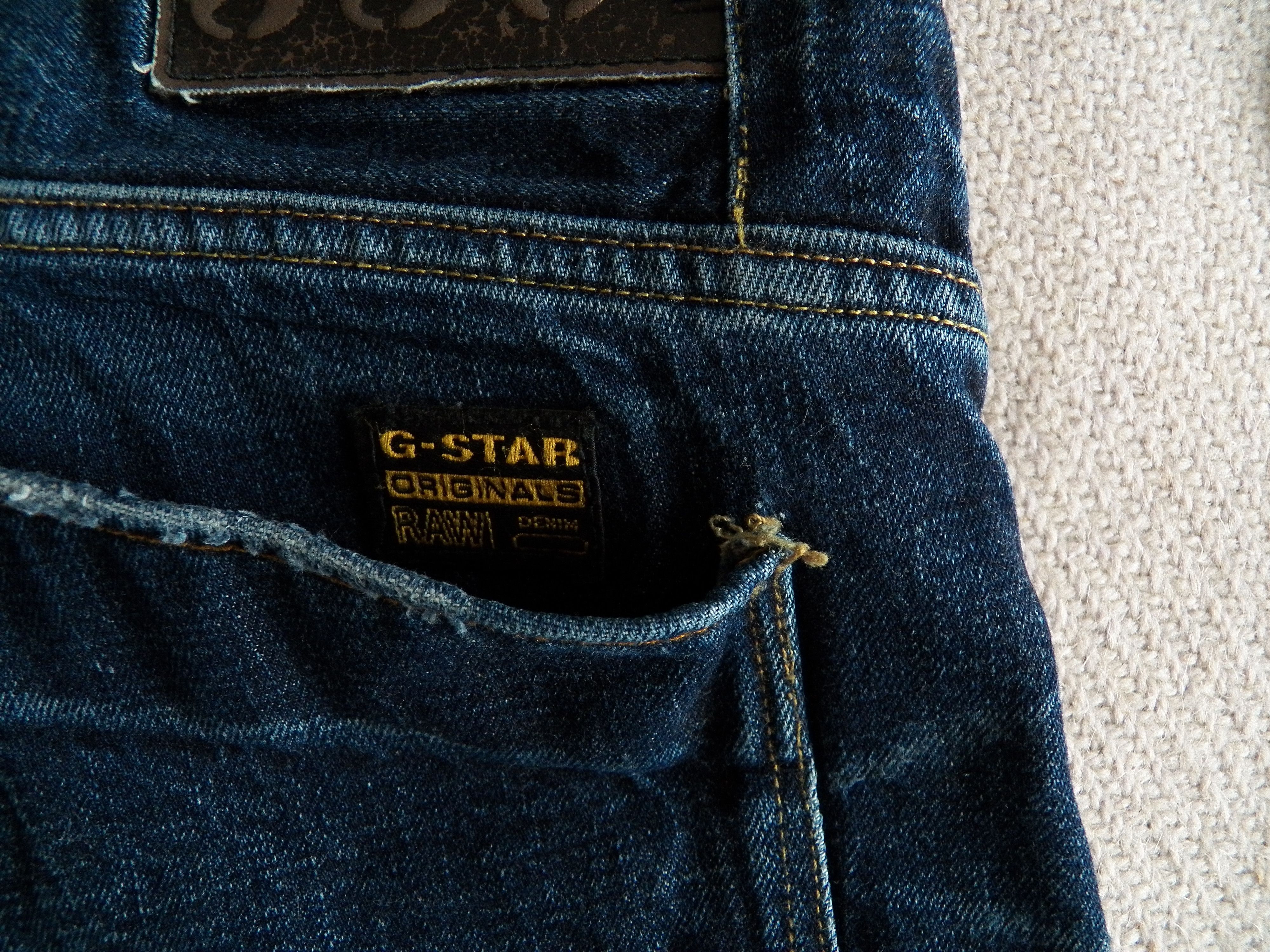 G-Star G-Star Structor Slim JEANS W34 L34 L32 Dark Blue Aged Denim Size US 34 / EU 50 - 4 Thumbnail