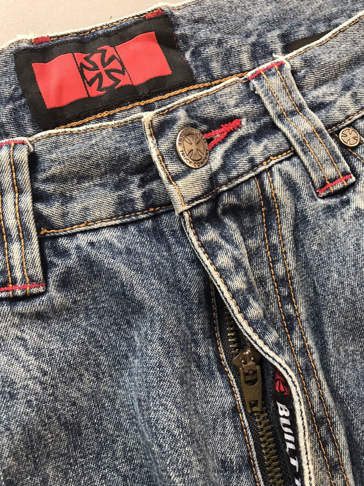Independent Truck Co. × Vintage Vintage rare independent truck co. Straight fit denim Size US 34 / EU 50 - 6 Thumbnail