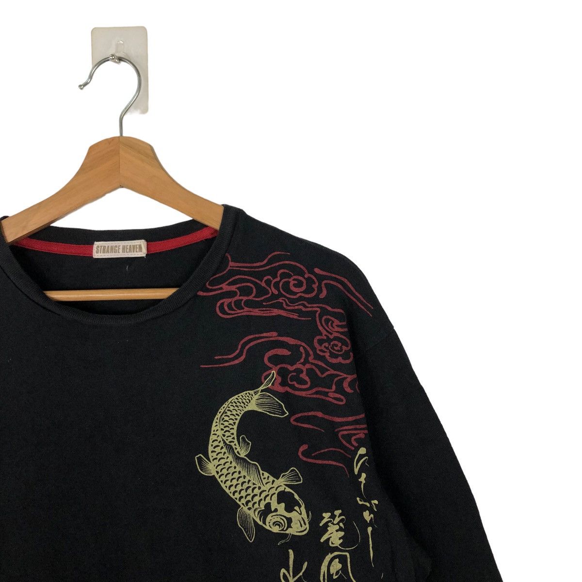 Japanese Brand 🔥RARE STRANGE HEAVEN LONG SLEEVE SUKAJAN SHIRT BIG LOGO Size US L / EU 52-54 / 3 - 5 Thumbnail