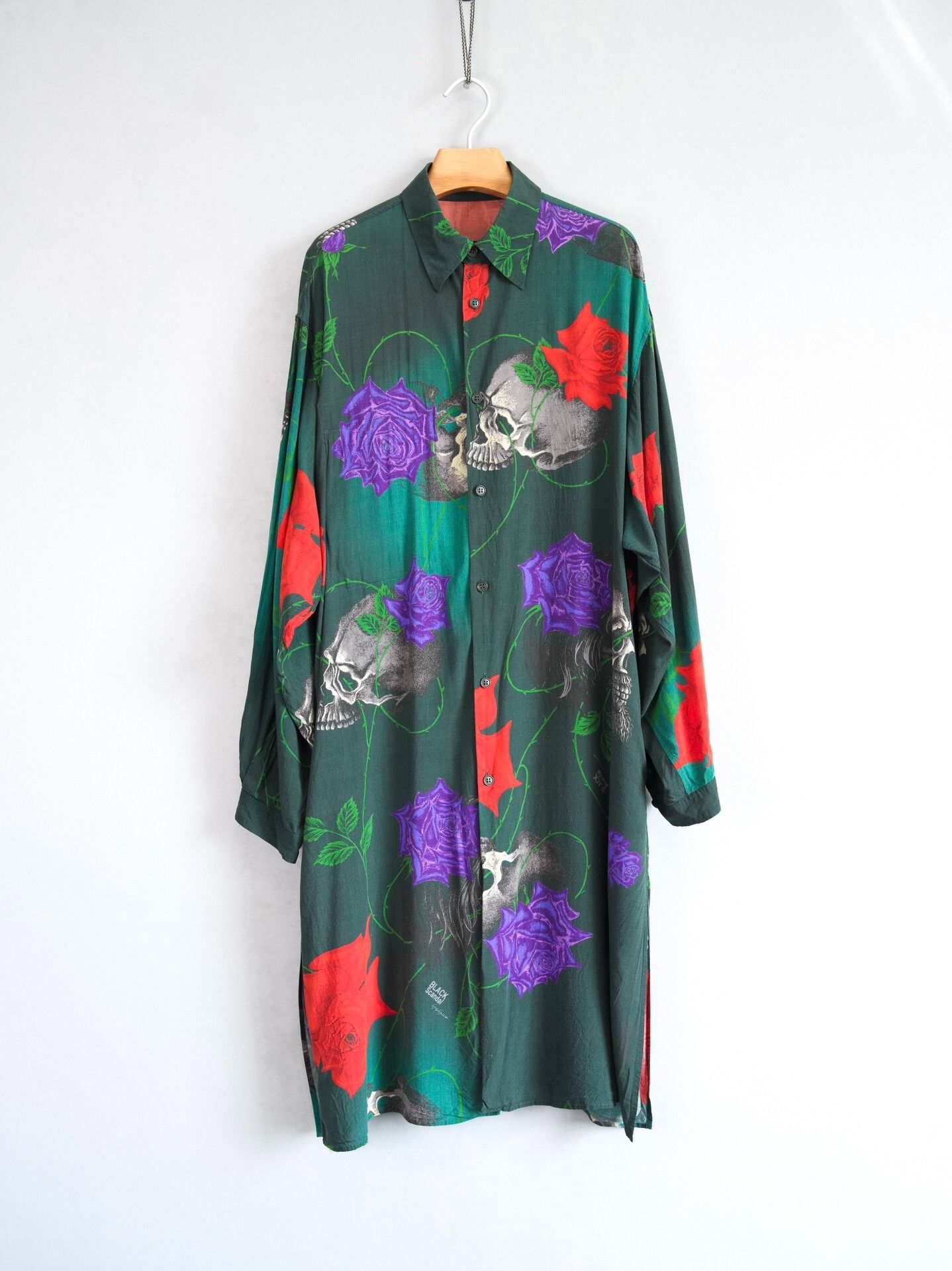 Yohji Yamamoto Yohji Yamamoto 18SS Skull Rose Shirt Size US L / EU 52-54 / 3 - 1 Thumbnail