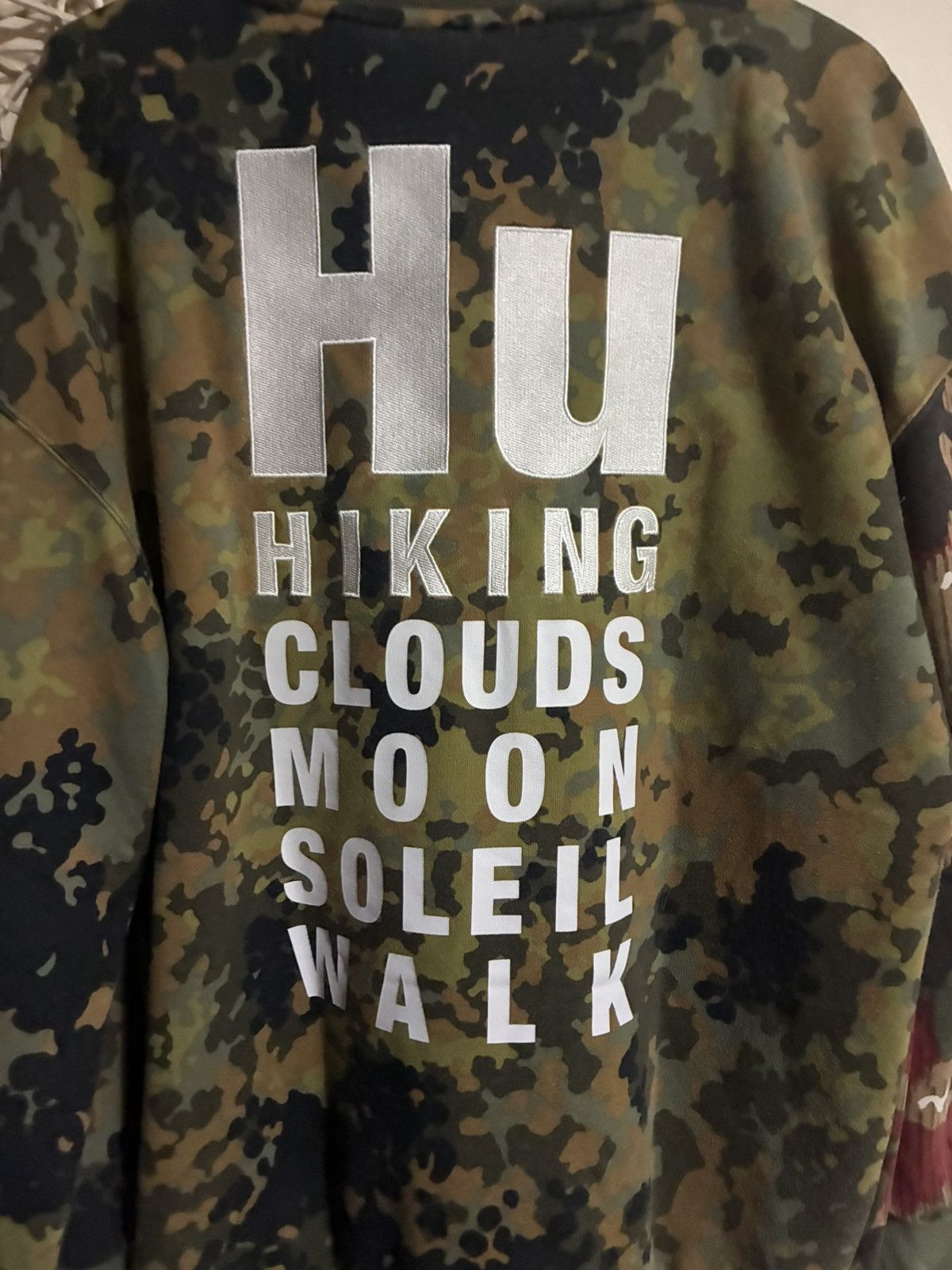 Adidas × Pharrell Adidas Originals x Pharrell Williams Hu Hiking Camo Crewneck Size US S / EU 44-46 / 1 - 4 Thumbnail