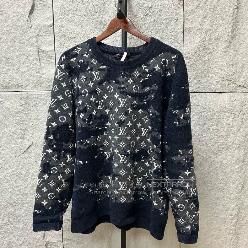 Louis Vuitton New Tapestry Full Print Rendering Sweater