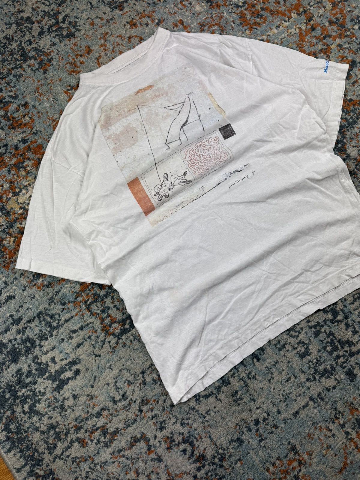 Vintage Rare Vintage 1995 Anne Tholstrup painting art graphic tee Size US XL / EU 56 / 4 - 2 Thumbnail