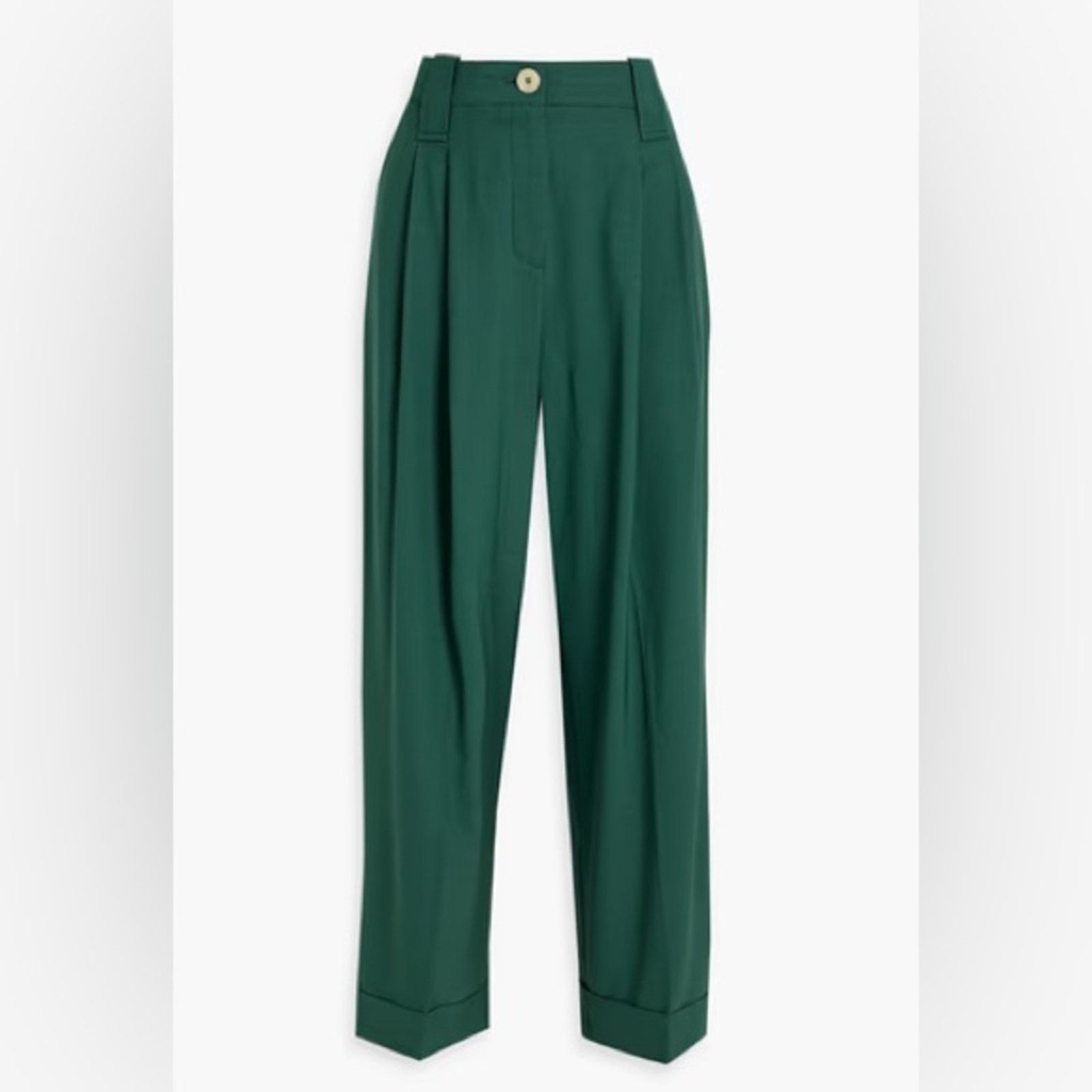 Ganni Ganni women’s Green Pants Size 28" / US 6 / IT 42 - 1 Thumbnail
