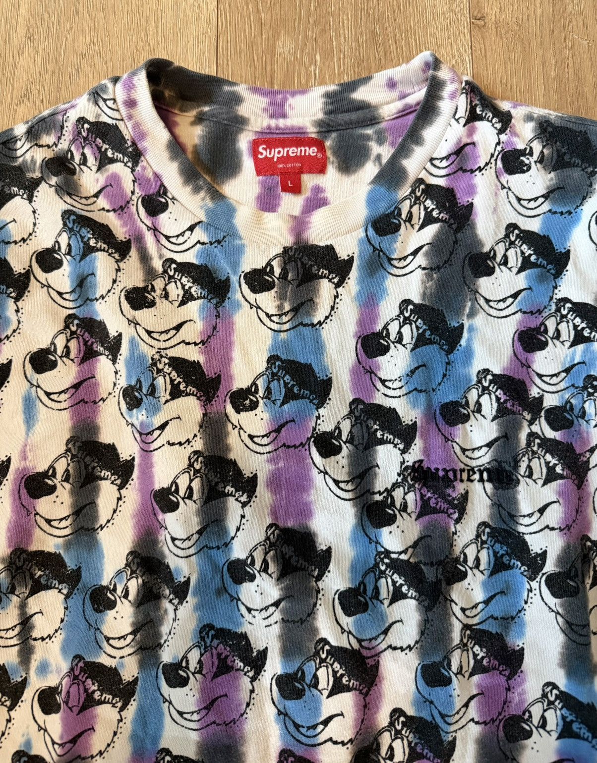 Supreme Supreme bears tie dye tee Size US L / EU 52-54 / 3 - 2 Thumbnail