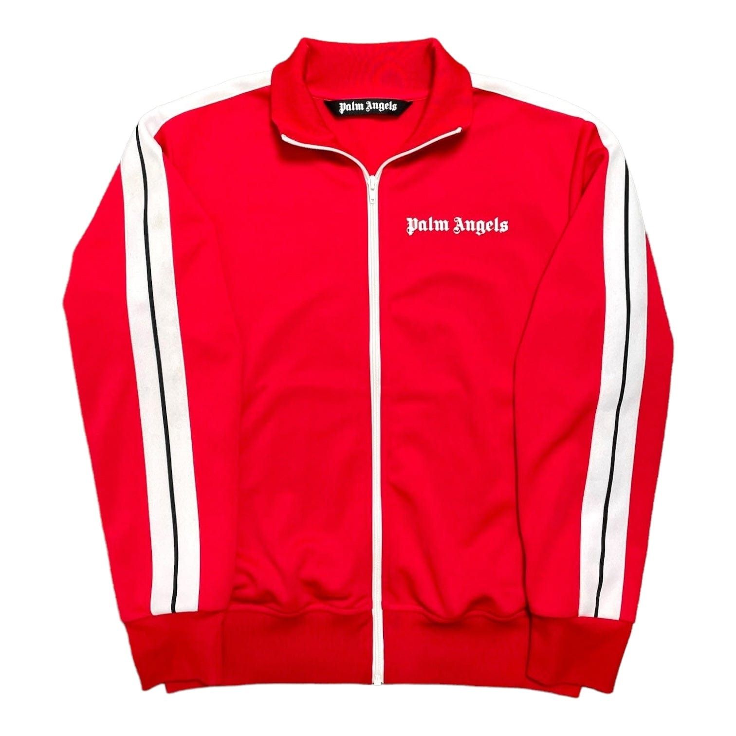 Palm angels red track jacket best sale