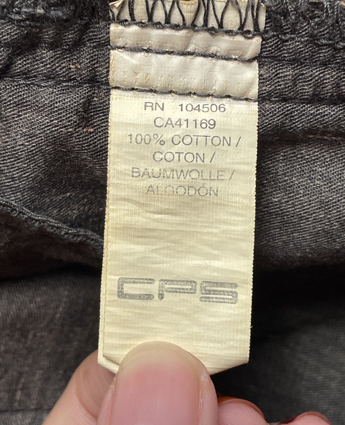 If Six Was Nine Rare Design Vintage Japanese Brand CPS Jeans 1990s Size US 30 / EU 46 - 8 Thumbnail