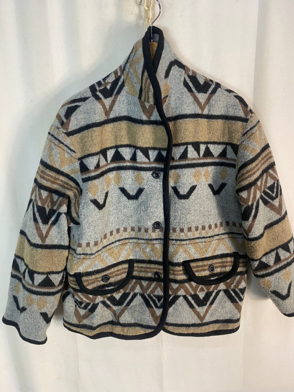 Native × Other Funka latina multicolor native wool button up jacket Size L / US 10 / IT 46 - 2 Thumbnail