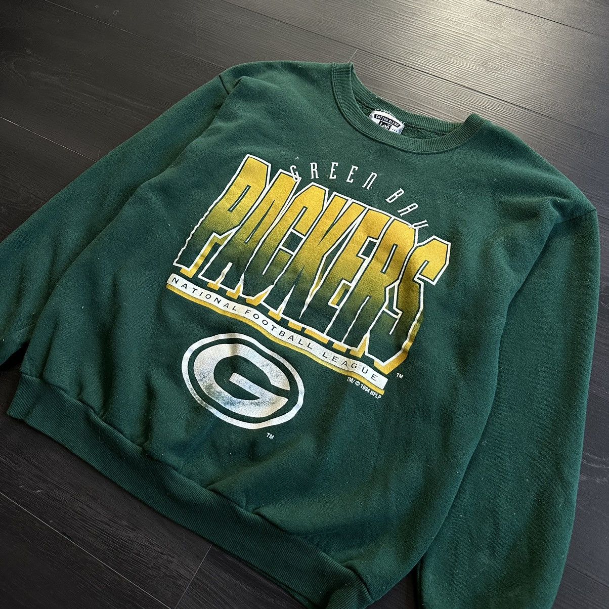 Vintage Vintage 90s Green Bay Packers Wisconsin Football Crewneck Size US L / EU 52-54 / 3 - 1 Thumbnail