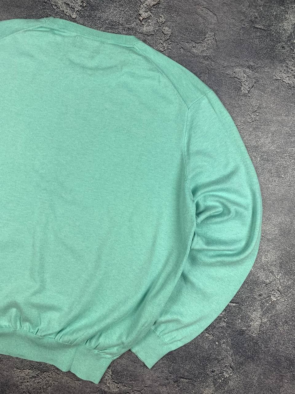 Polo Ralph Lauren Polo Ralph Lauren Cotton Sweater L Turquoise Crew Neck Jumpe Size US L / EU 52-54 / 3 - 13 Thumbnail