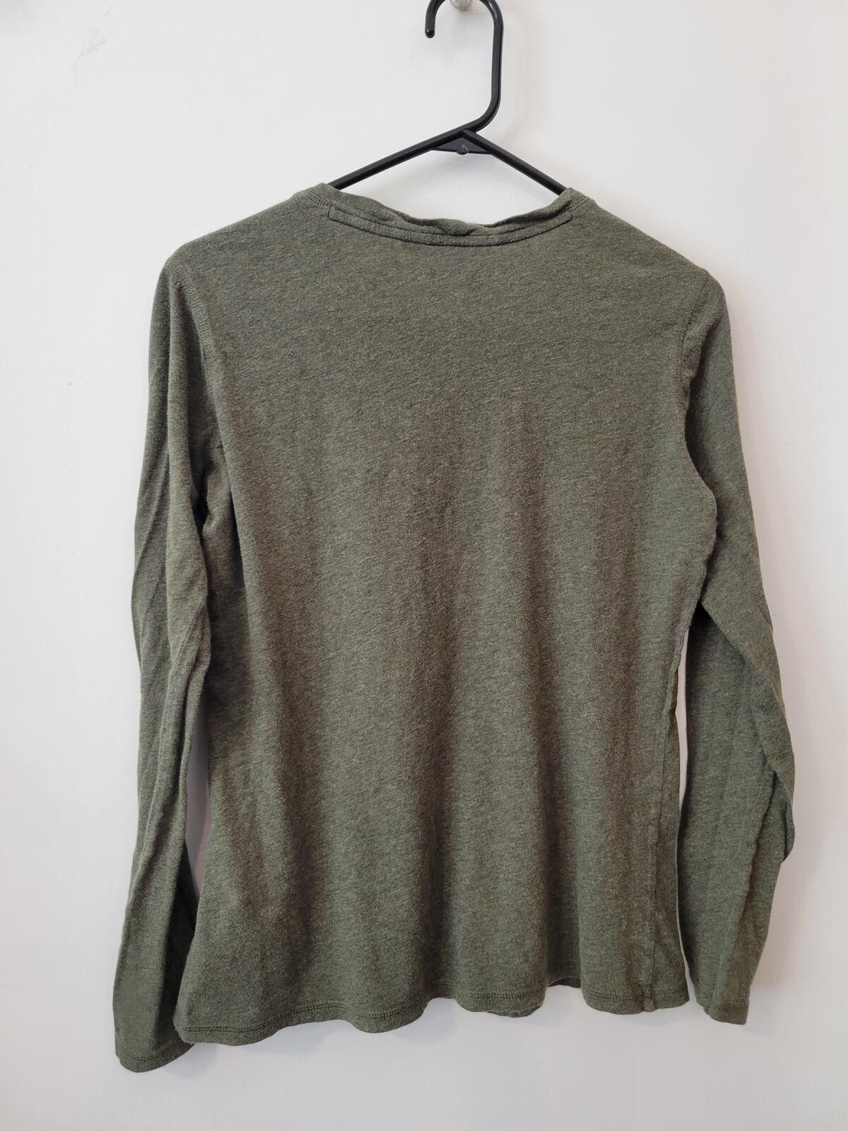 Carhartt Carhartt Women's Long Sleeve Green Cotton Shirt Size S (4/6) Size S / US 4 / IT 40 - 2 Thumbnail