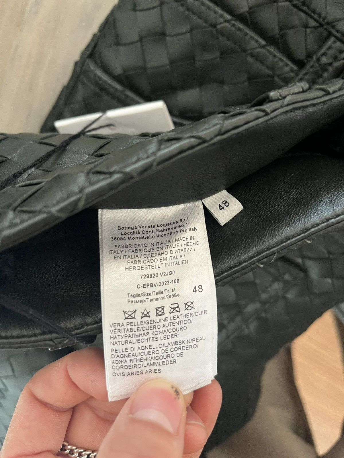 Bottega Veneta Intrecciato Leather Trousers Size US 32 / EU 48 - 12 Thumbnail