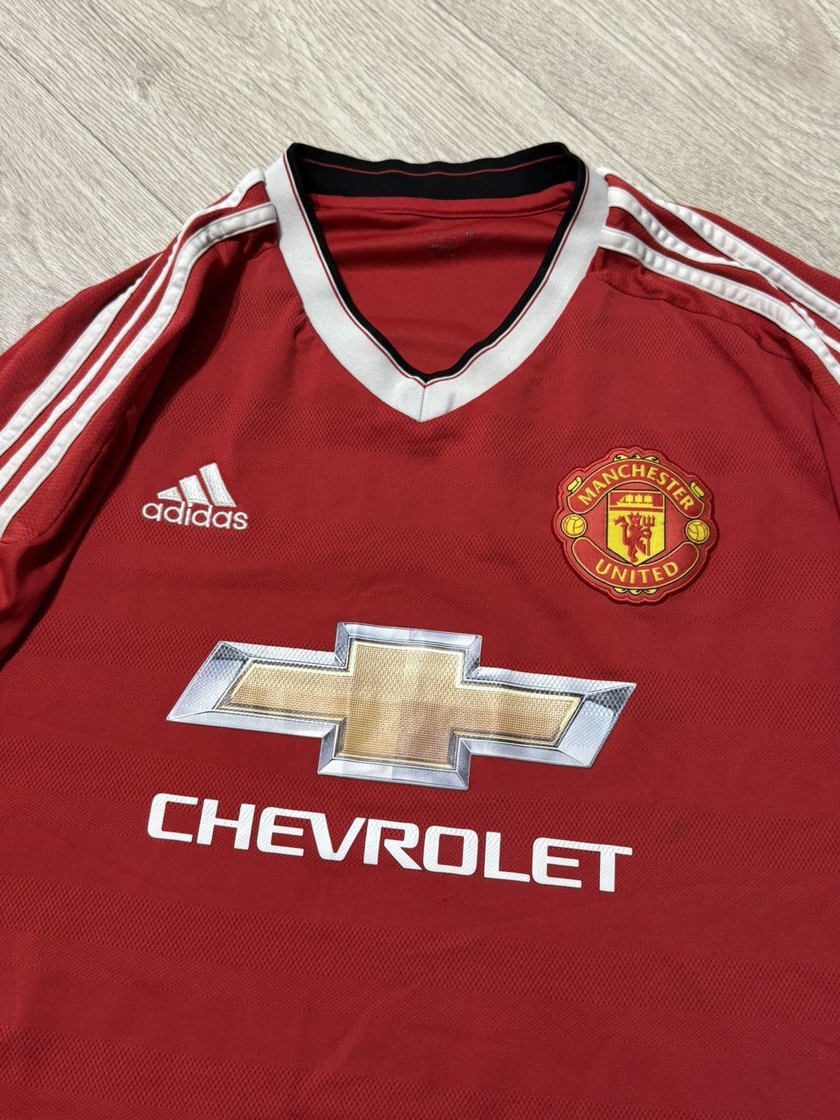 Adidas × Vintage 🔷Manchester United 2015/16 Wayne Rooney #10 Soccer jersey🔷 Size US XL / EU 56 / 4 - 5 Thumbnail