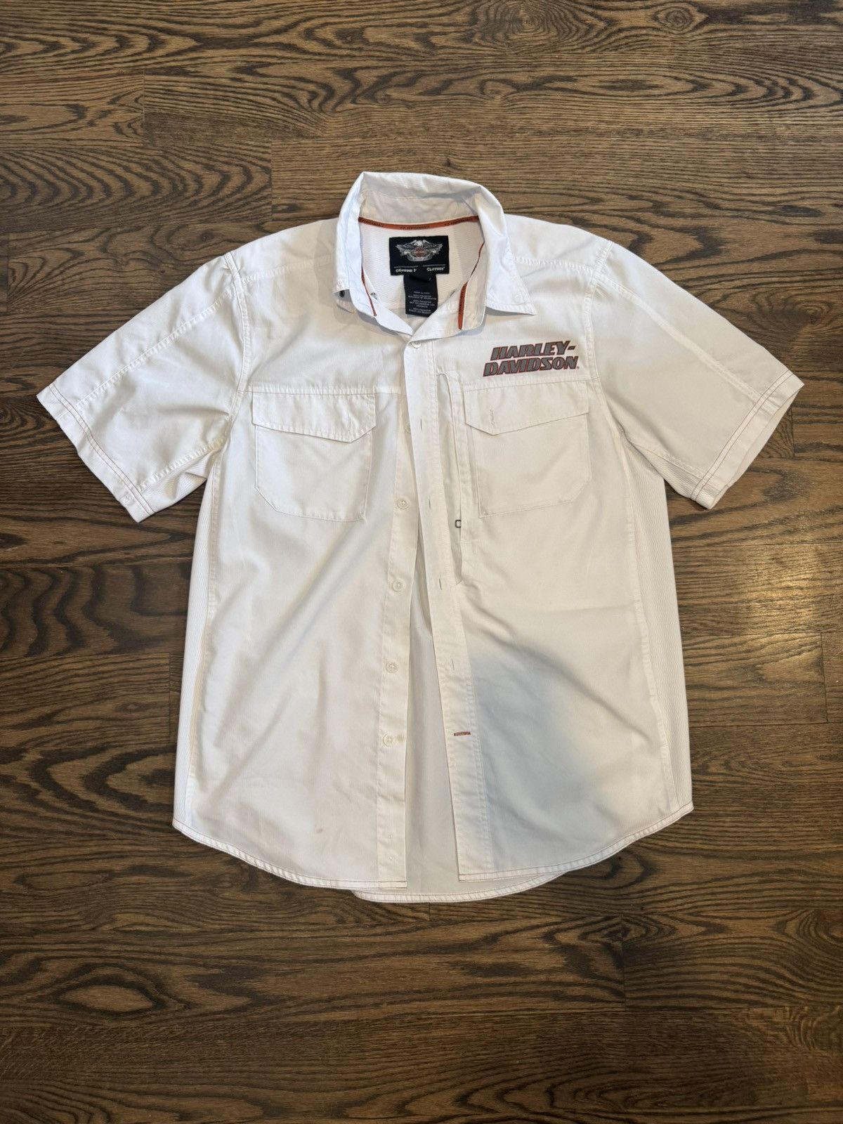Harley Davidson Harley Davidson Button Up Shirt M/L Reflective Print Size US M / EU 48-50 / 2 - 1 Thumbnail