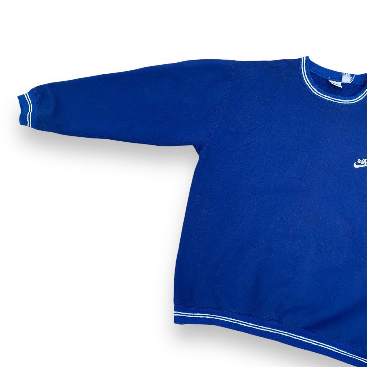 Nike VINTAGE 90s NIKE EMBROIDERED LOGO SPELL OUT SWEATSHIRT Size US XL / EU 56 / 4 - 6 Thumbnail