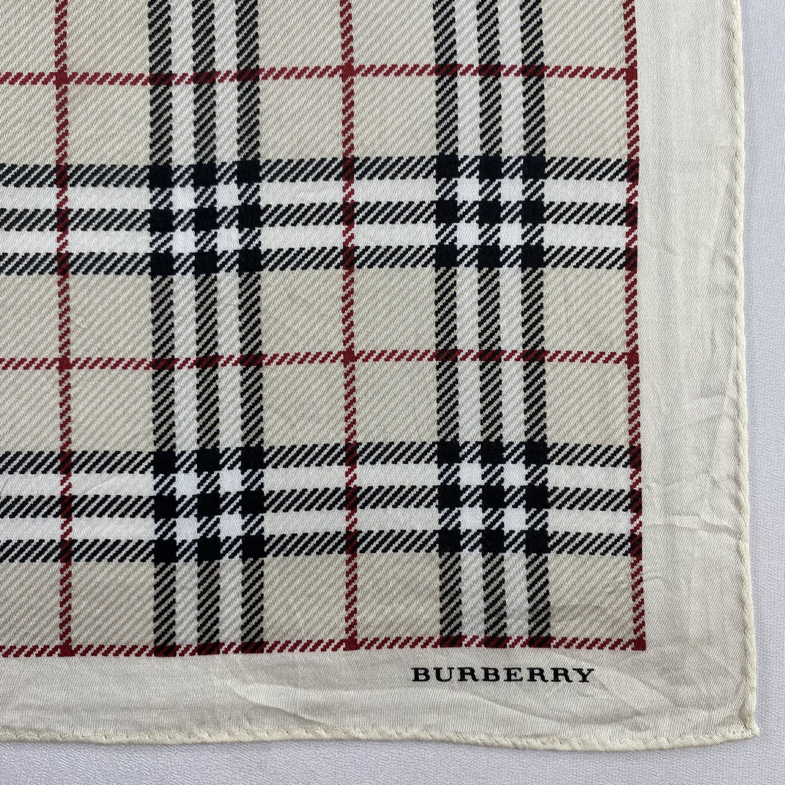 Burberry × Vintage Burberry Handkerchief / Neckerchief / Bandana-P746 Size ONE SIZE - 3 Thumbnail