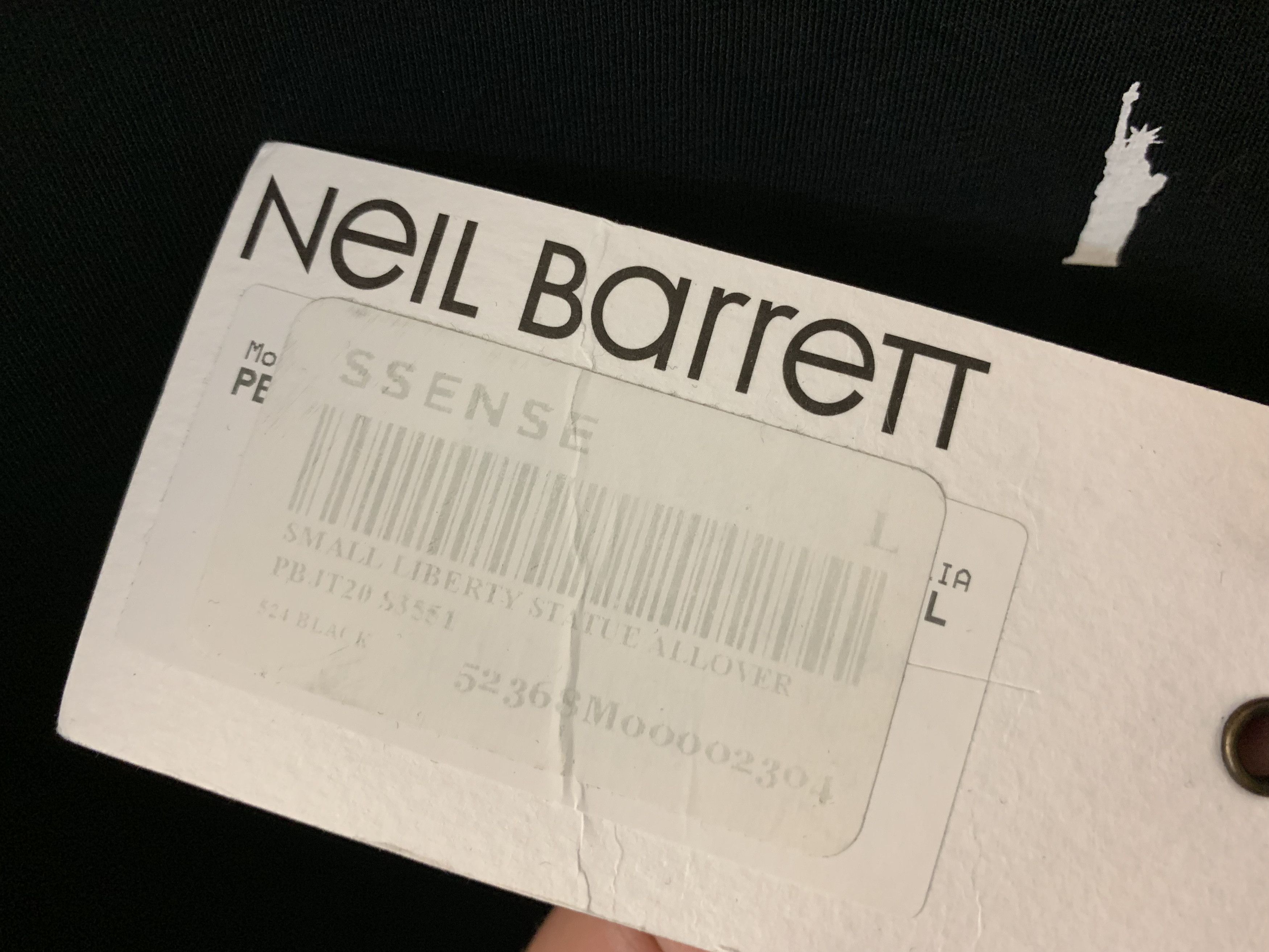 Neil Barrett Statue of Liberty pattern T-shirt Large BNWT Size US L / EU 52-54 / 3 - 5 Thumbnail