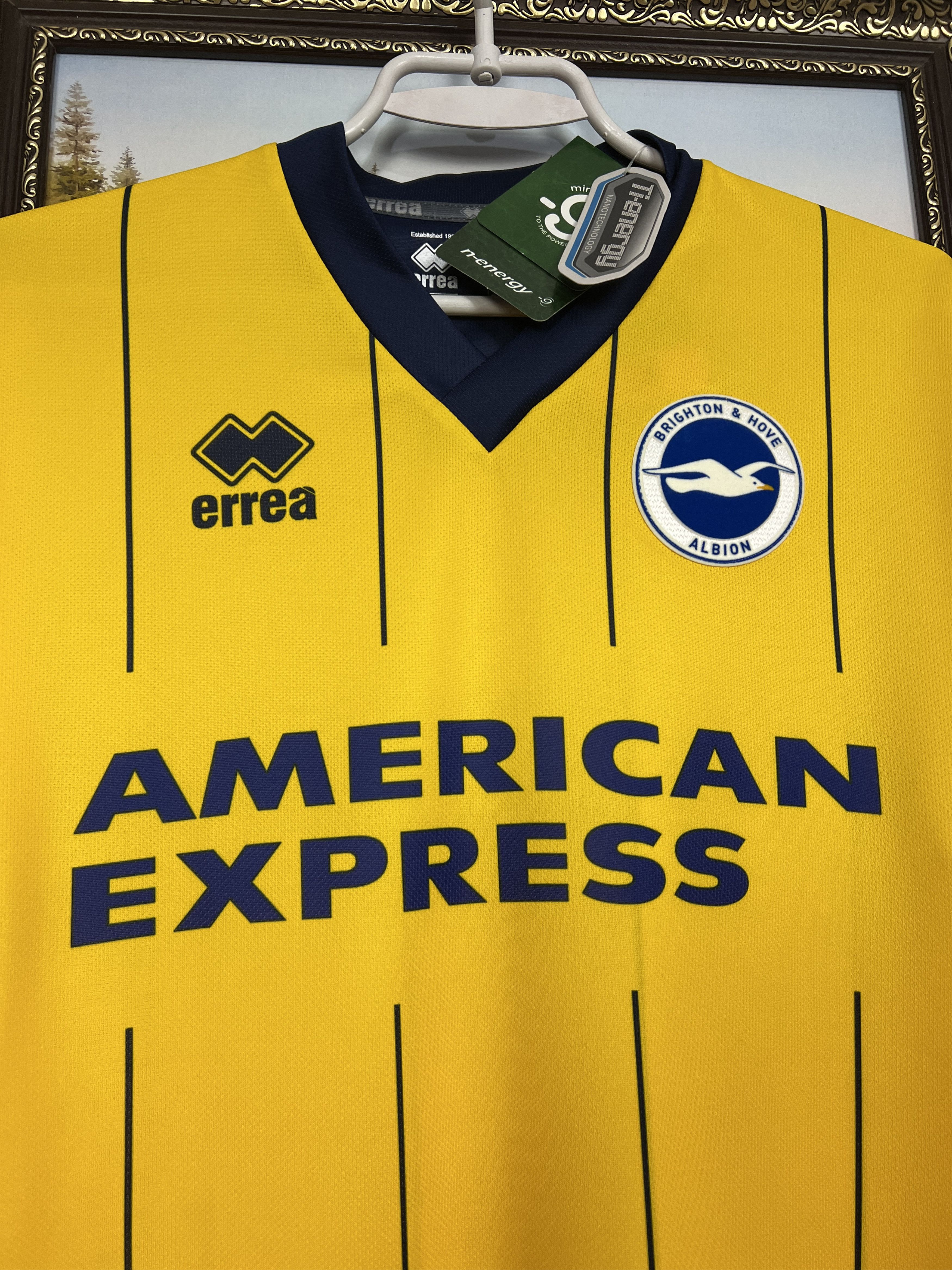 Errea Brighton & Hove Albion football shirt Long Sleeve Jersey Size US M / EU 48-50 / 2 - 3 Thumbnail