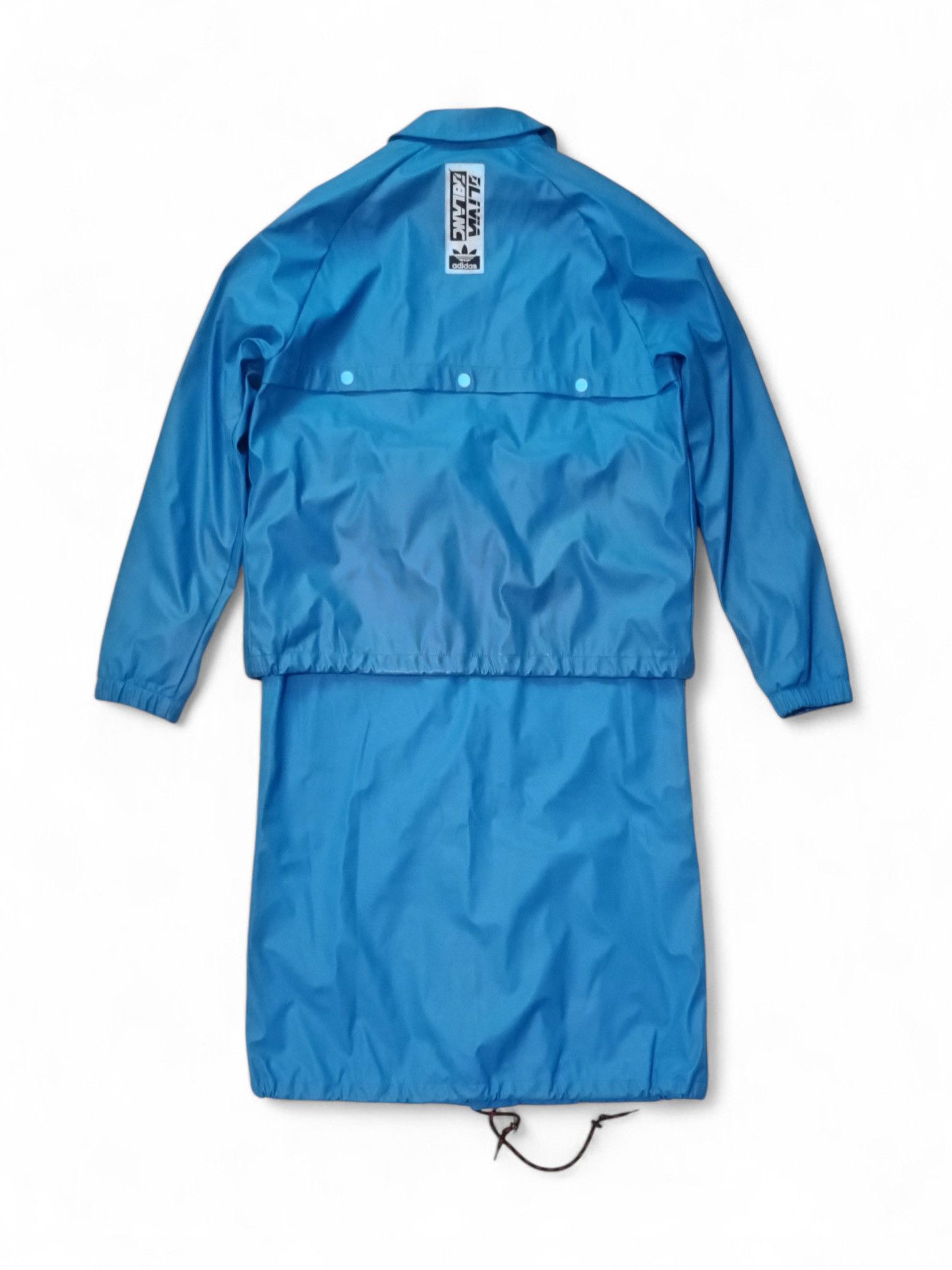 Adidas OLIVIA OBLANC x KENDALL JENNER FW18 TRENCH COAT BLUE Size S / US 4 / IT 40 - 6 Thumbnail